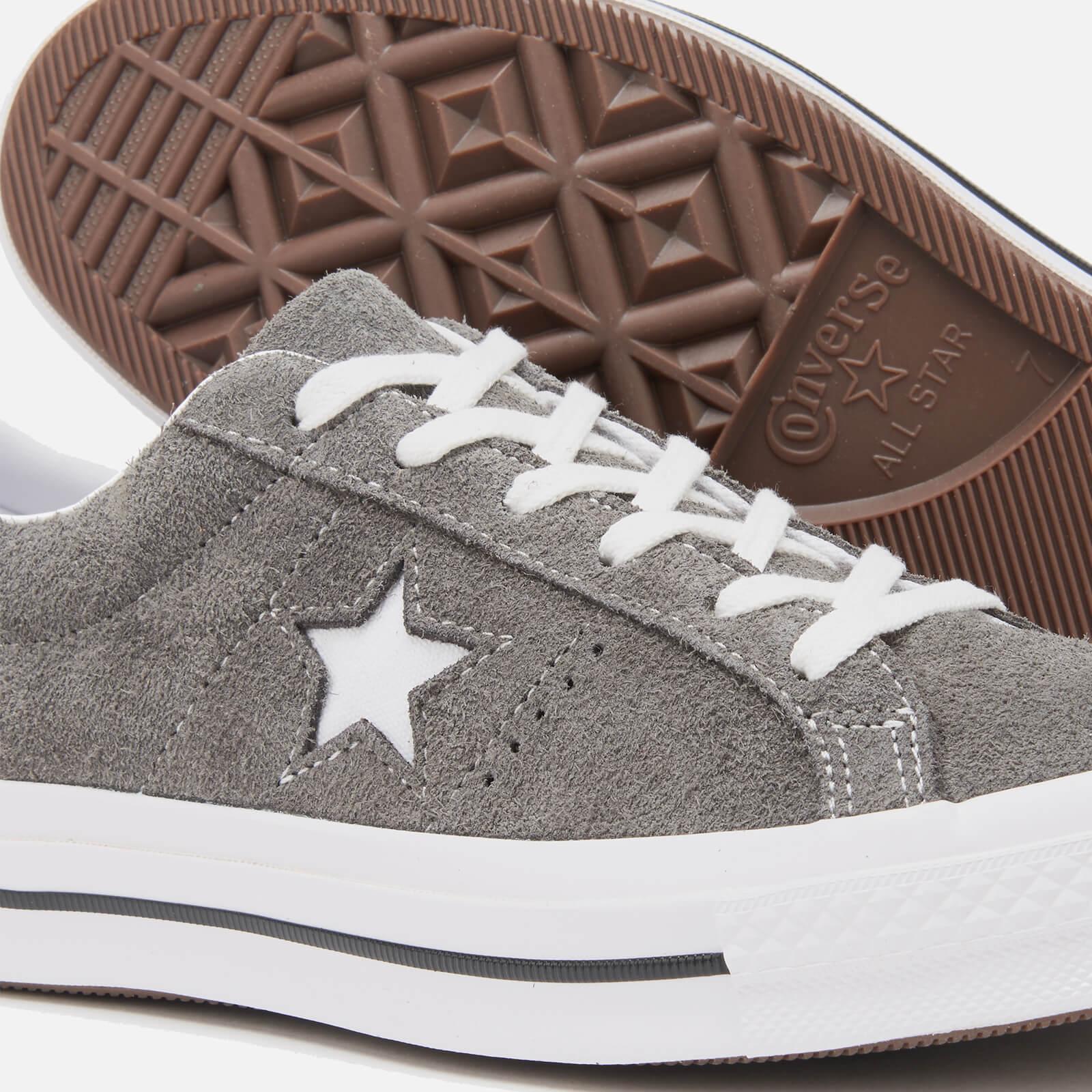 Communisme Kreet stil Converse One Star Vintage Suede Ox Women's Shoes (trainers) In Grey in Gray  | Lyst