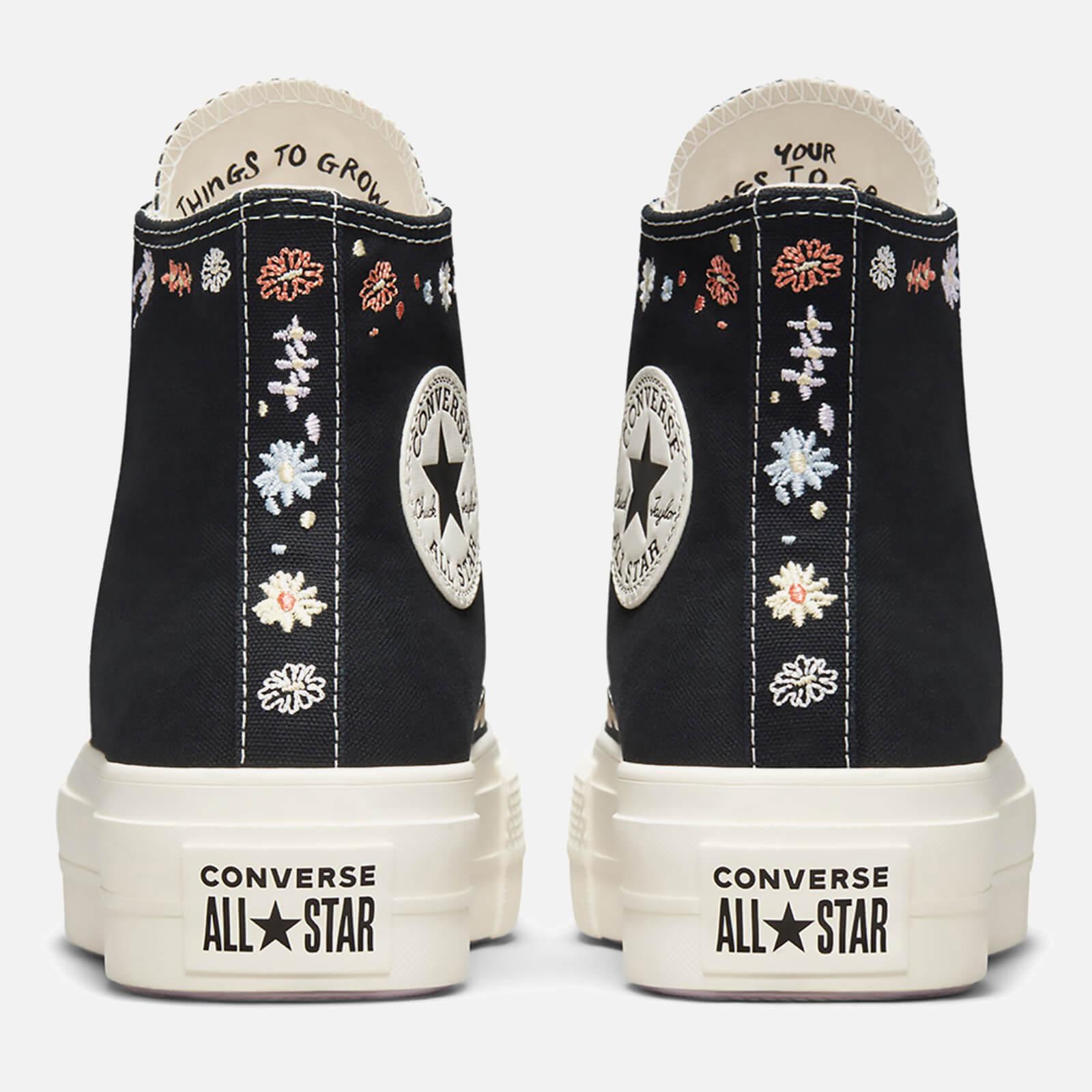 Converse Chuck Taylor All Star Things To Grow Lift Hi-top Trainers in Black  | Lyst