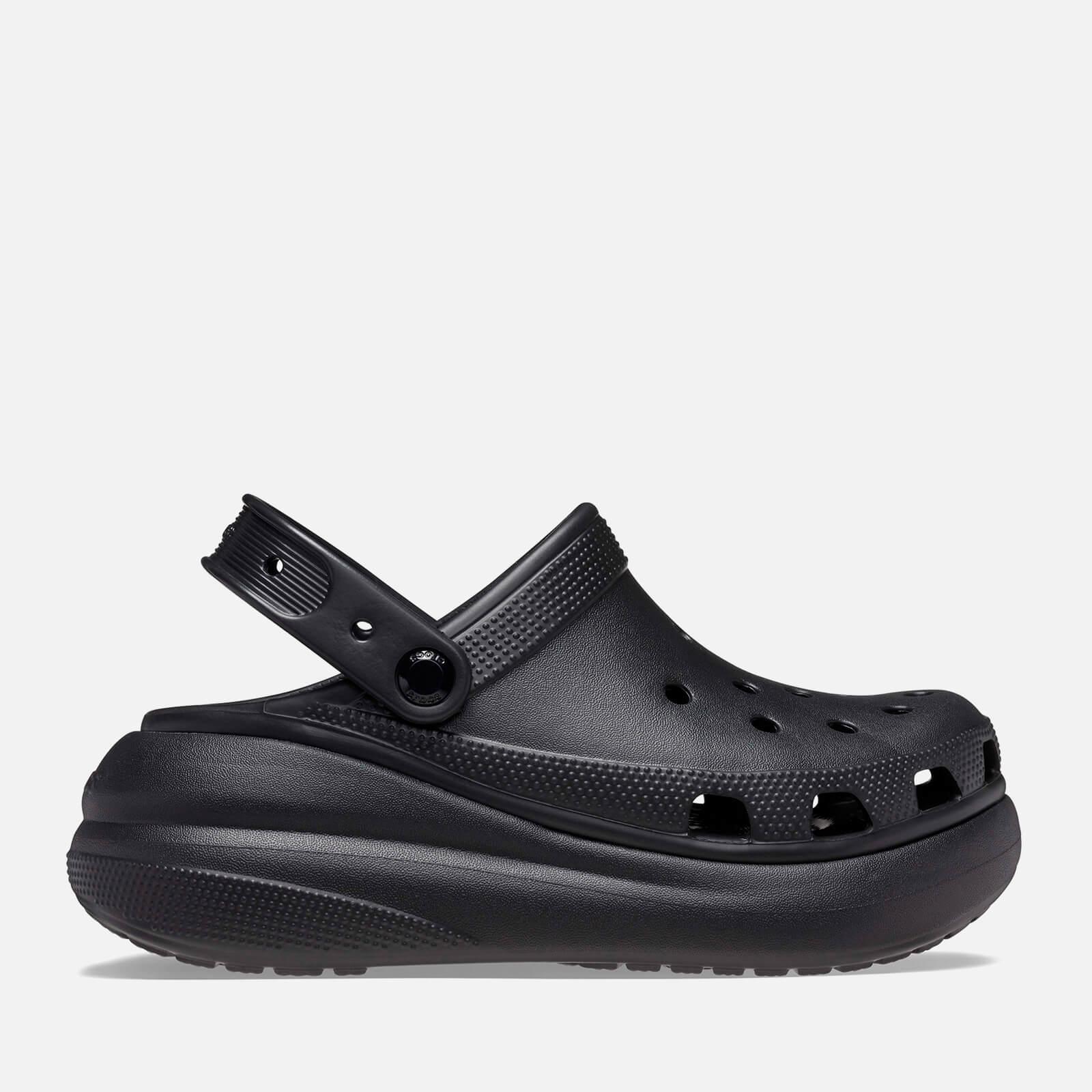 Crocs™ Classic Crush Rubber Platform Clogs in Black Lyst Canada