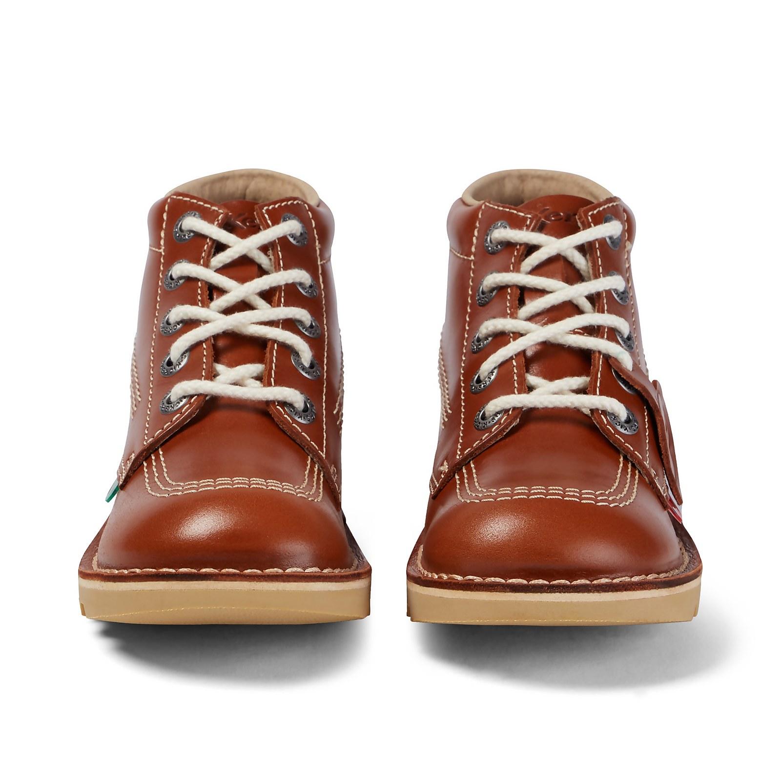 Verstoring herinneringen Gaan wandelen Kickers Kick Hi Tan Leather Boots in Brown for Men | Lyst