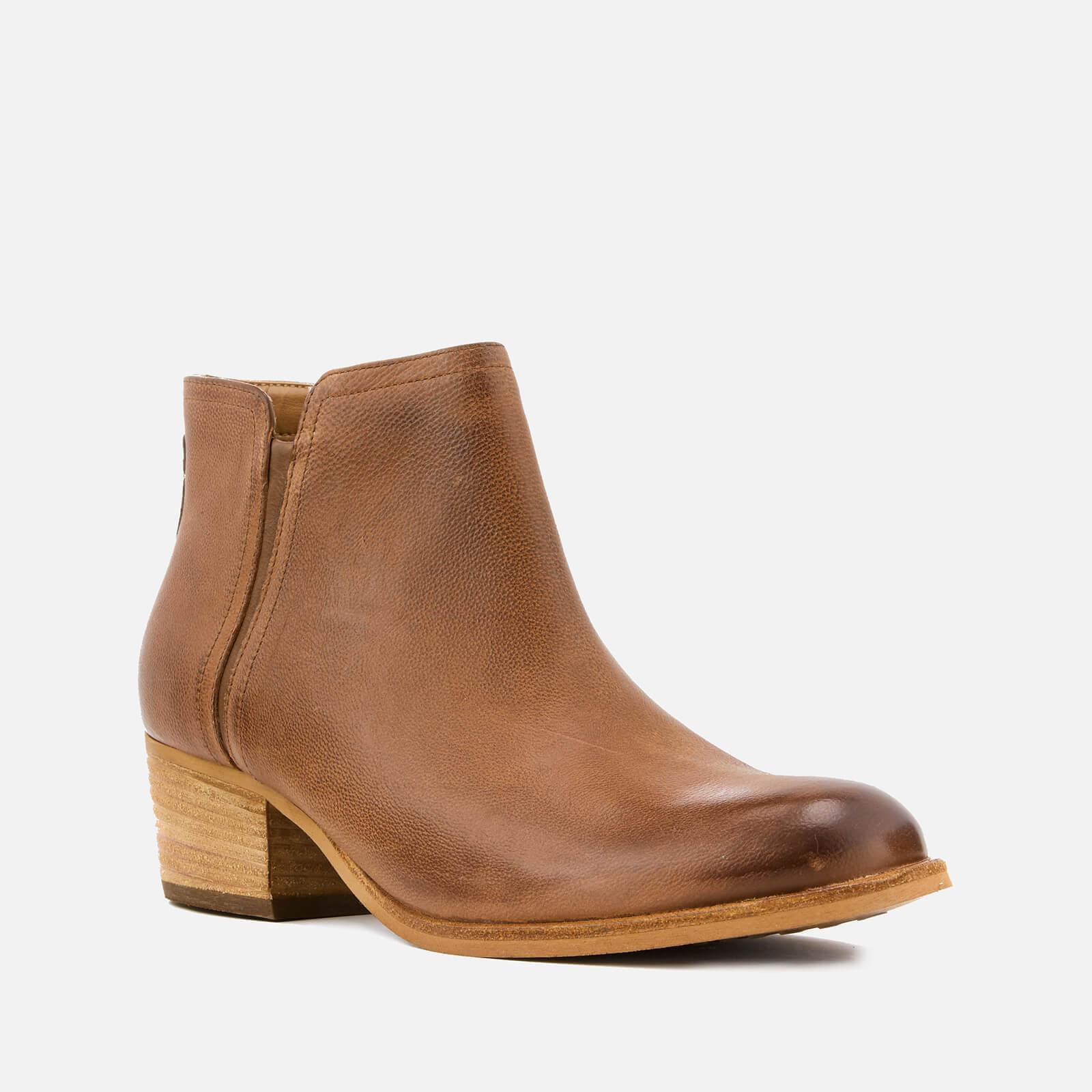 Clarks Women's Maypearl Ramie Leather Ankle Boots in Brown | Lyst