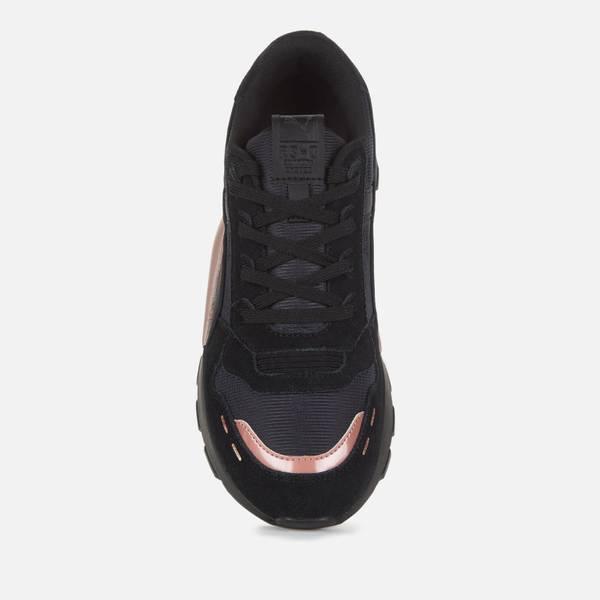 PUMA Suede Rs 2.0 Mono Metal Sneakers in Black | Lyst