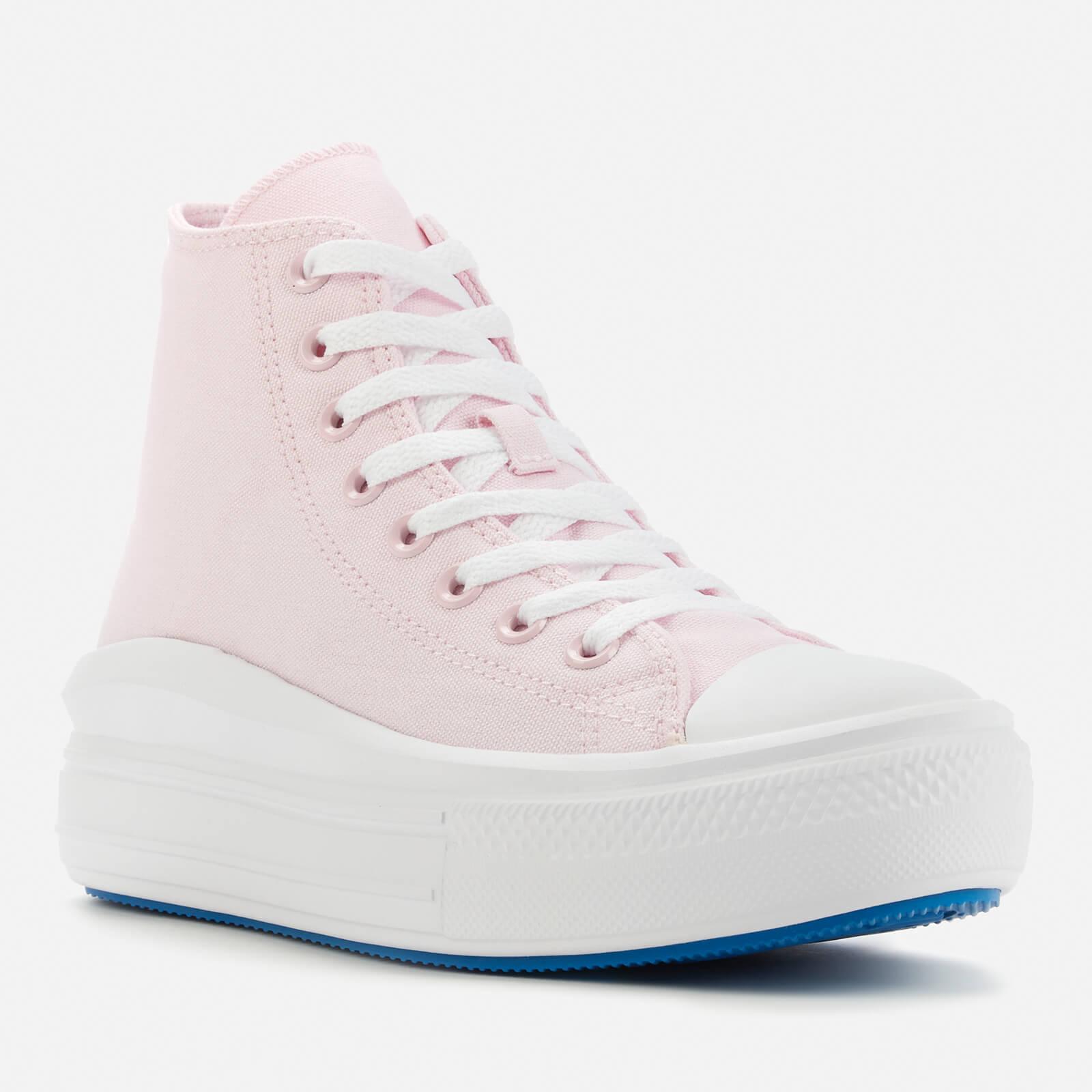 Converse Leather Chuck Taylor All Star Anodized Metals Move Hi-top Trainers  in Pink - Lyst