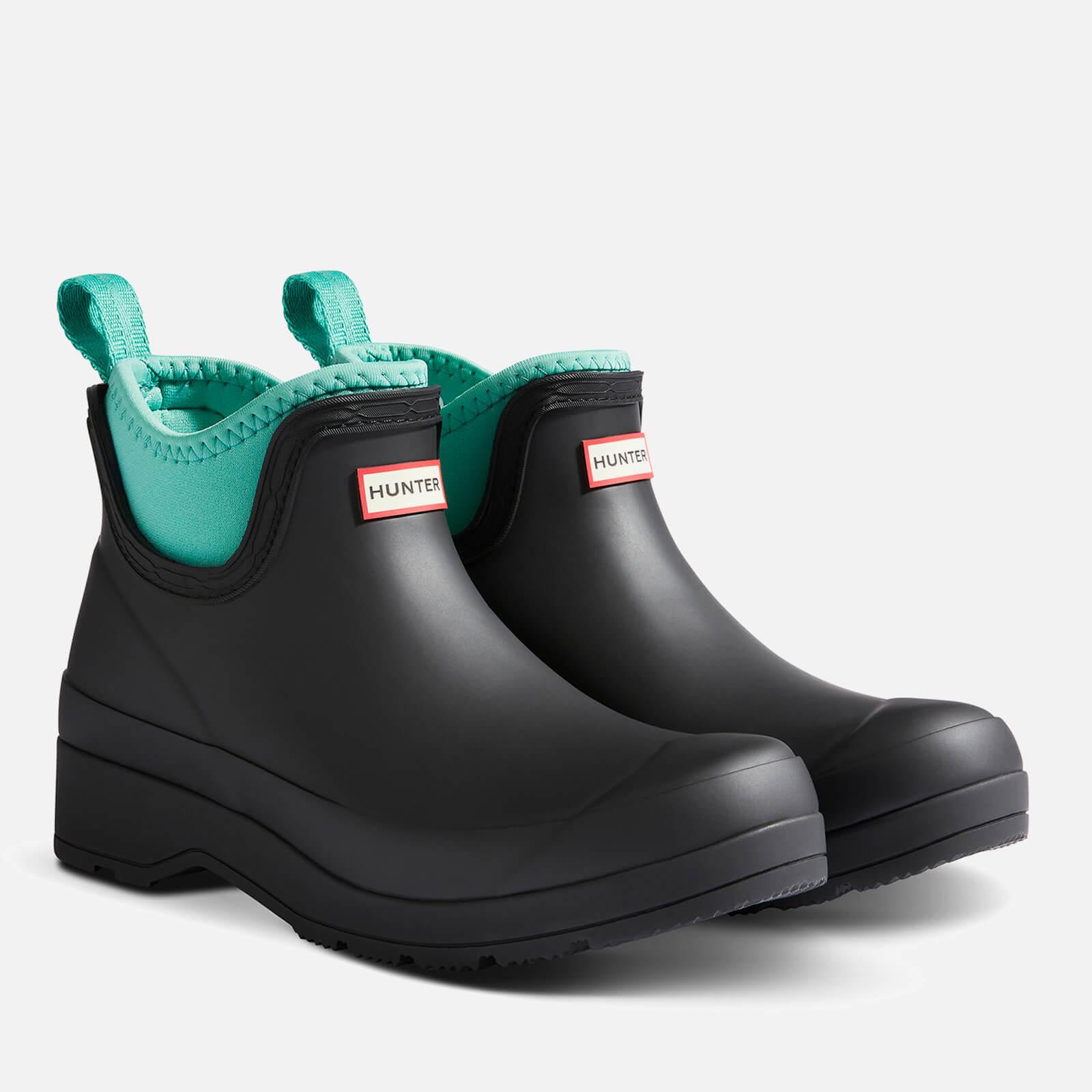 HUNTER Play Neoprene And Rubber Chelsea Boots in Black | Lyst