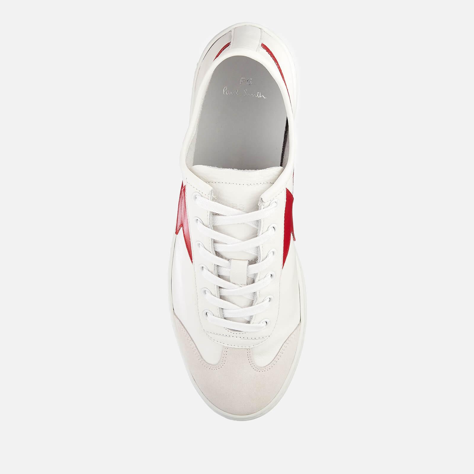 PS by Paul Smith Ziggy Leather Lightning Trainers in White for Men 