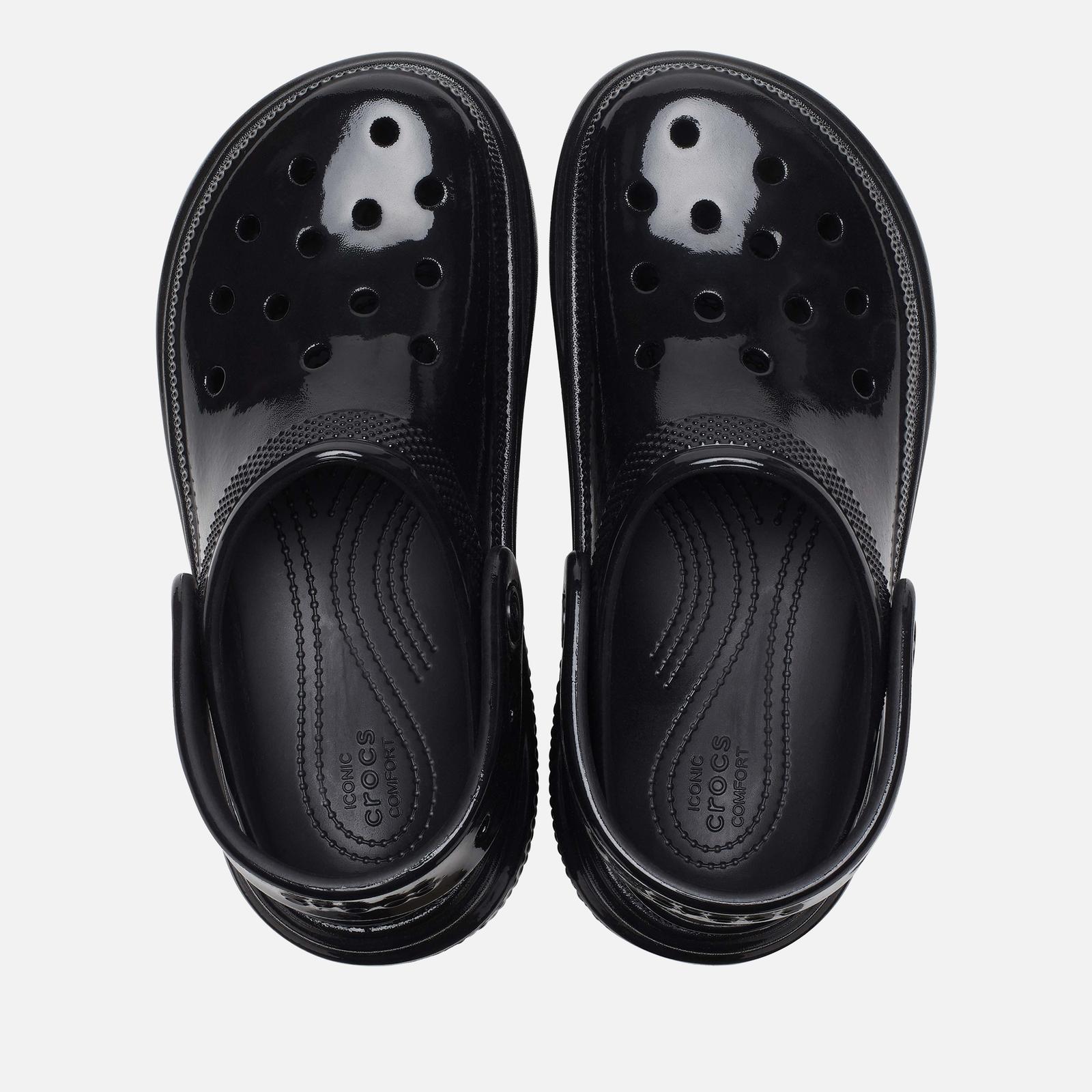 Crocs™ Stomp High Shine Clogs in Black | Lyst Crocs™ Stomp High Shine Clogs in Black | Lyst