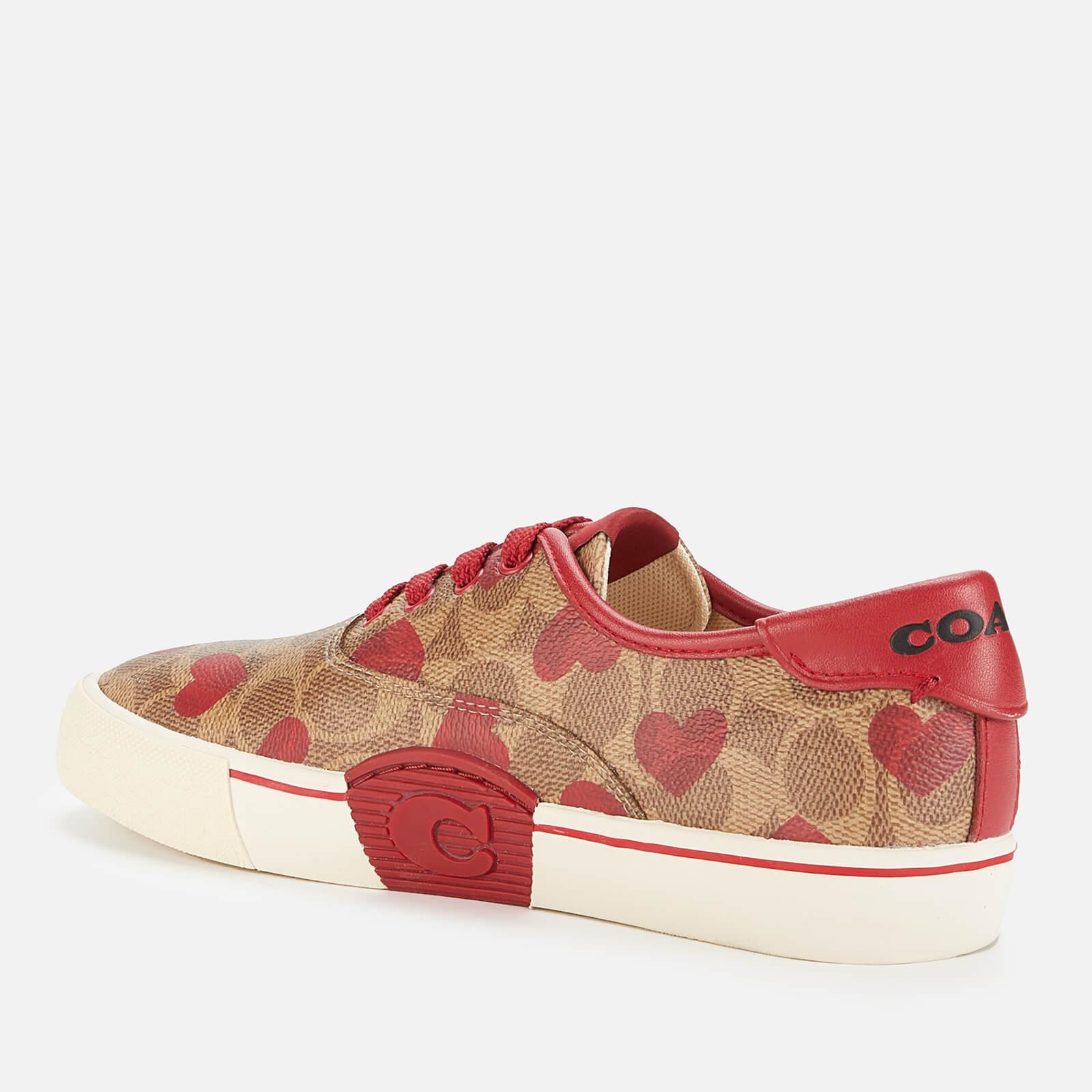synonymordbog Bane Erhvervelse COACH Citysole Skate Trainers in Red | Lyst