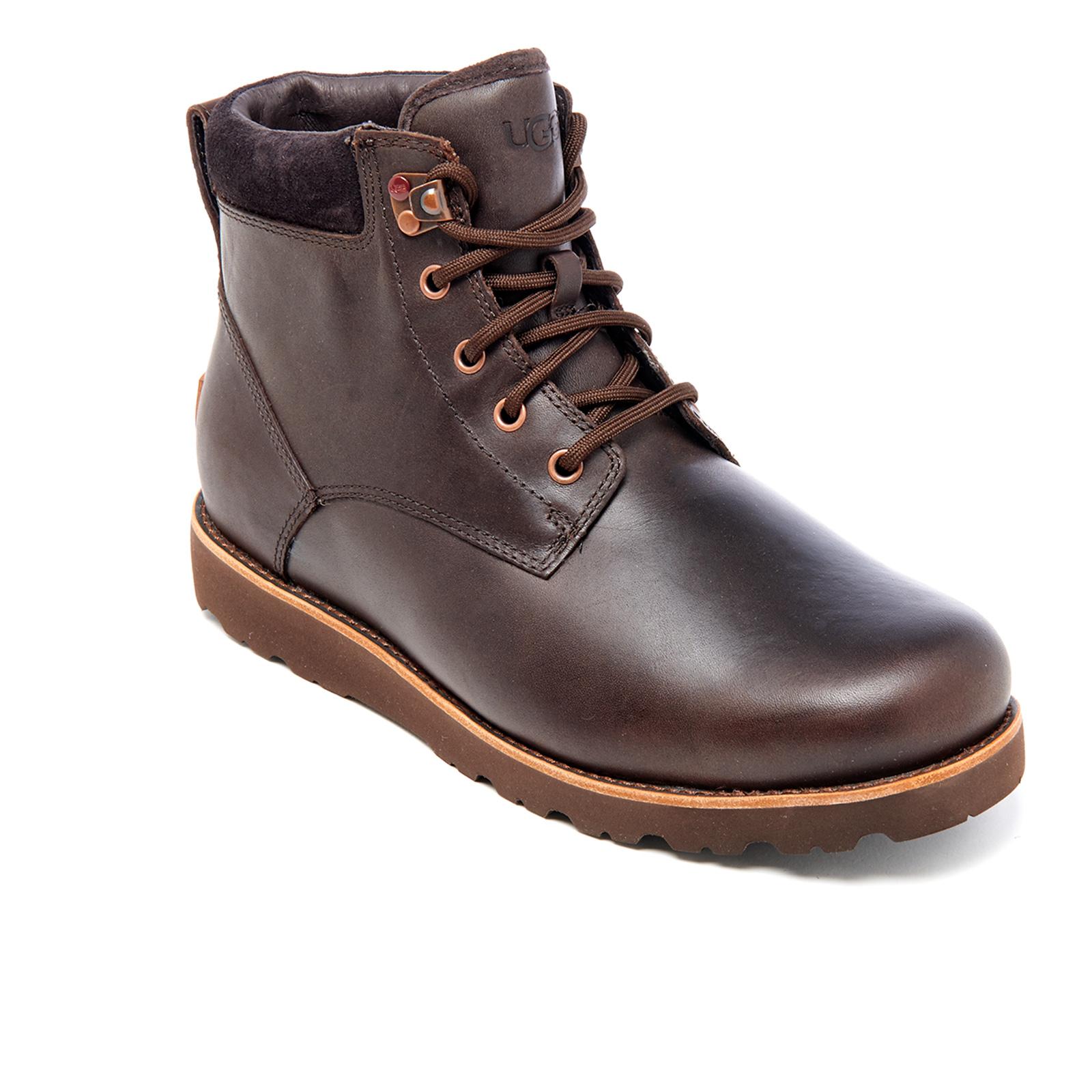 UGG Seton Tl Waterproof Leather Boots in Brown for Men | Lyst UK