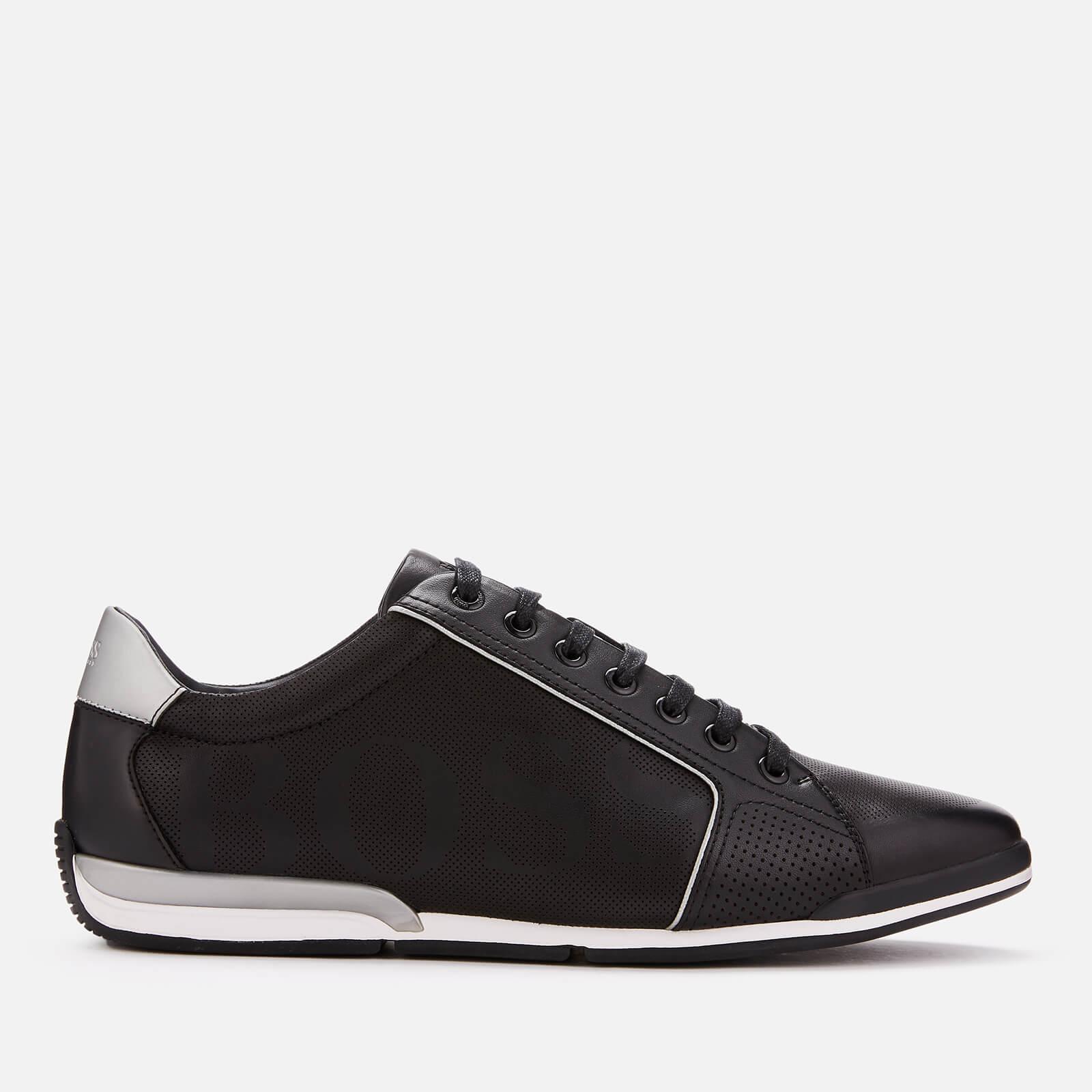 hugo boss saturn low leather trainers