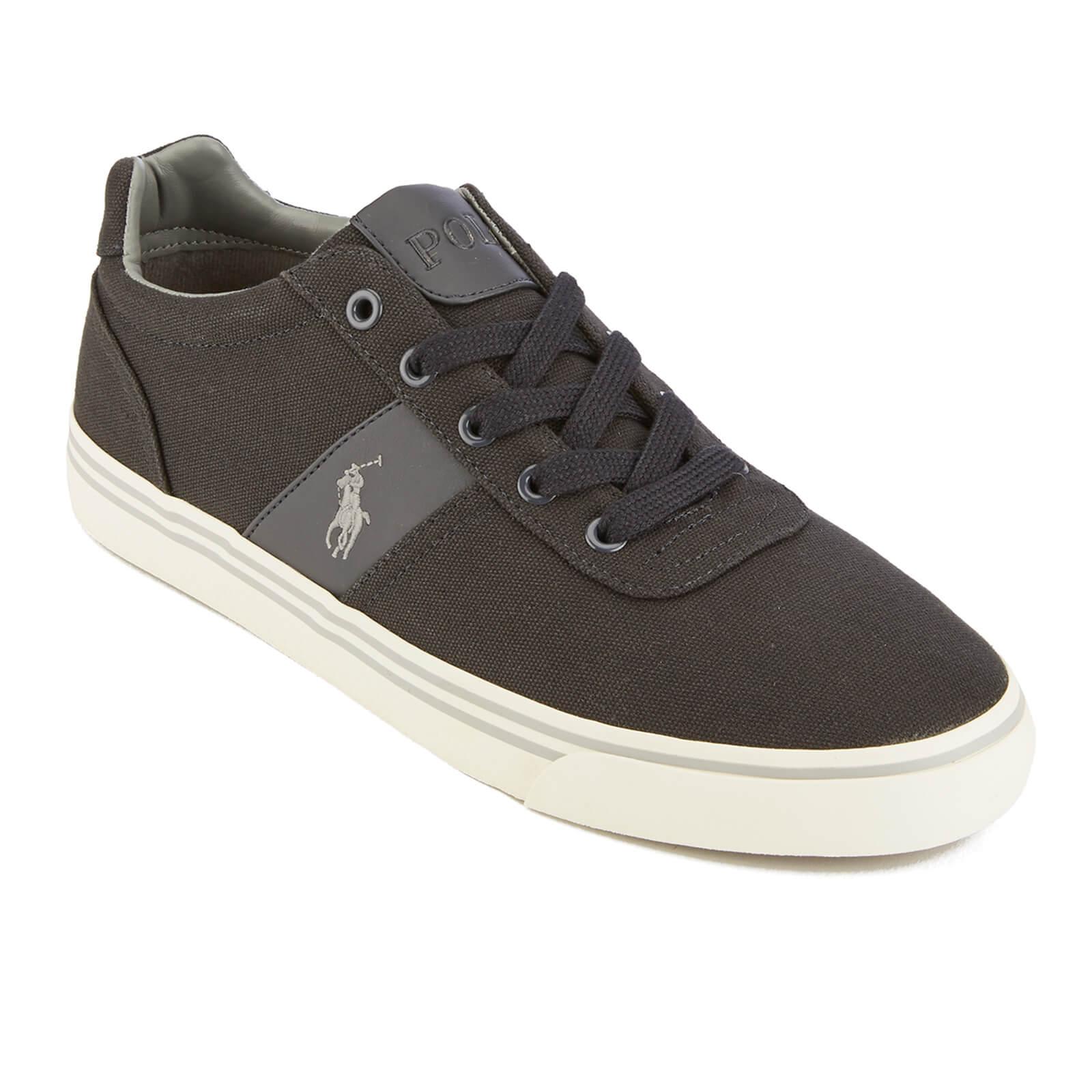 Polo Ralph Lauren Hanford Canvas Trainers in Grey (Gray) for Men - Lyst