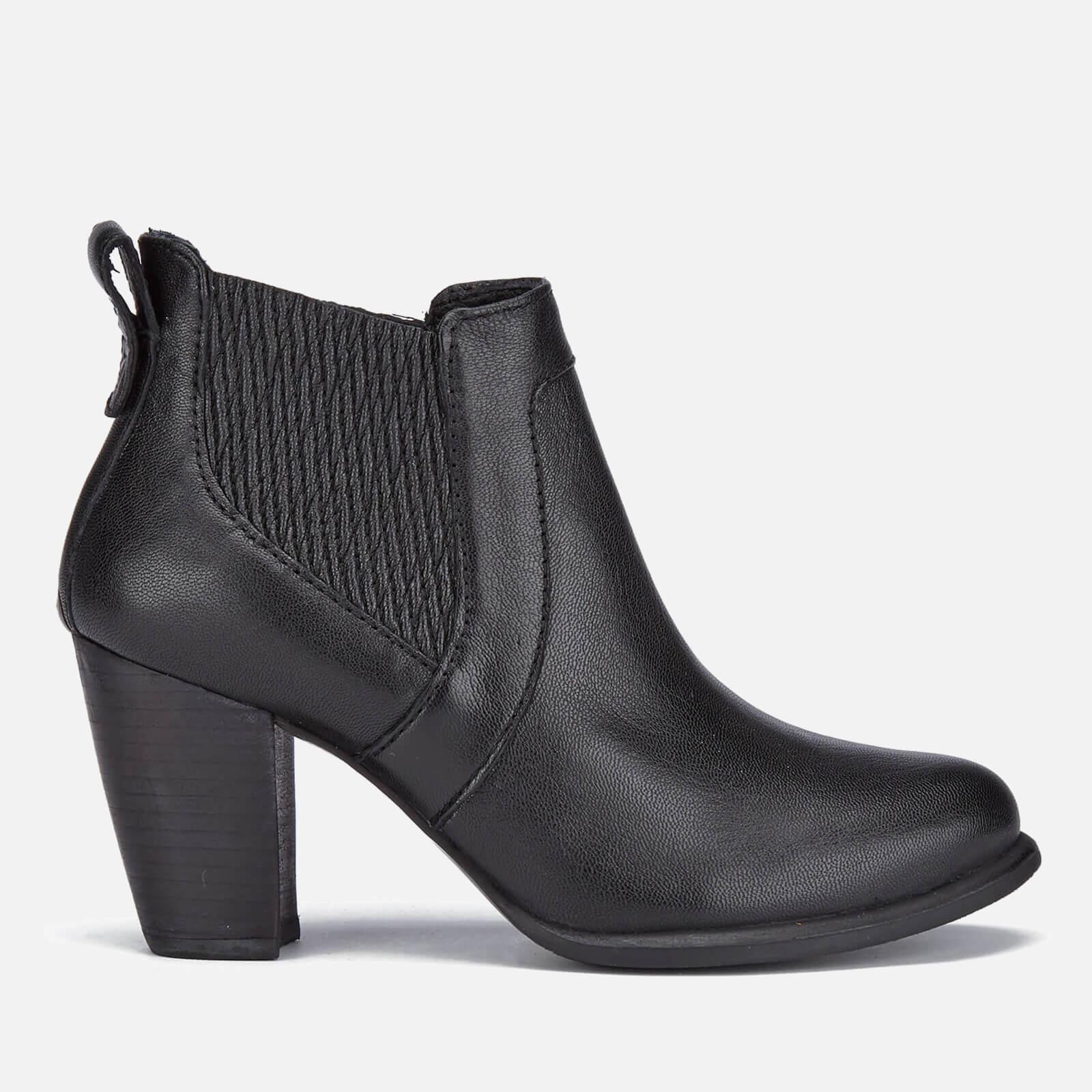 UGG Women's Cobie Ii Leather Heeled Ankle Boots in Black | Lyst