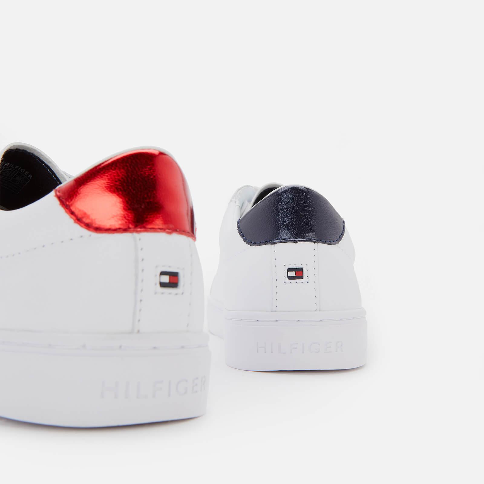 Tommy Hilfiger Venus Leather Essential Trainers in White | Lyst