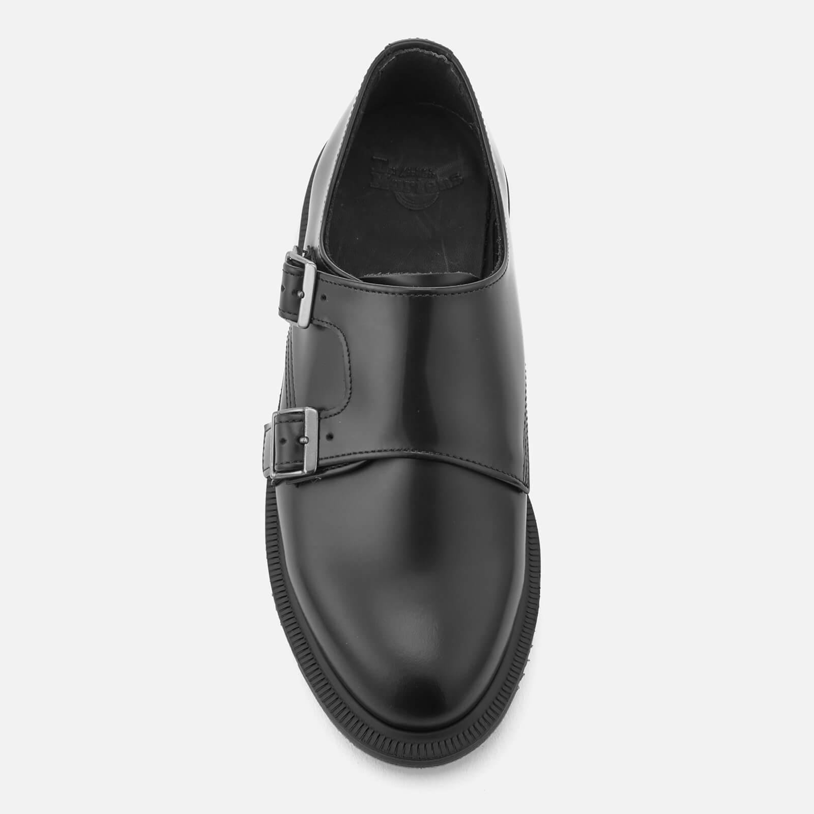 Dr. Martens Women's Kensington Pandora Leather Double Monk Strap Shoes in  Black | Lyst
