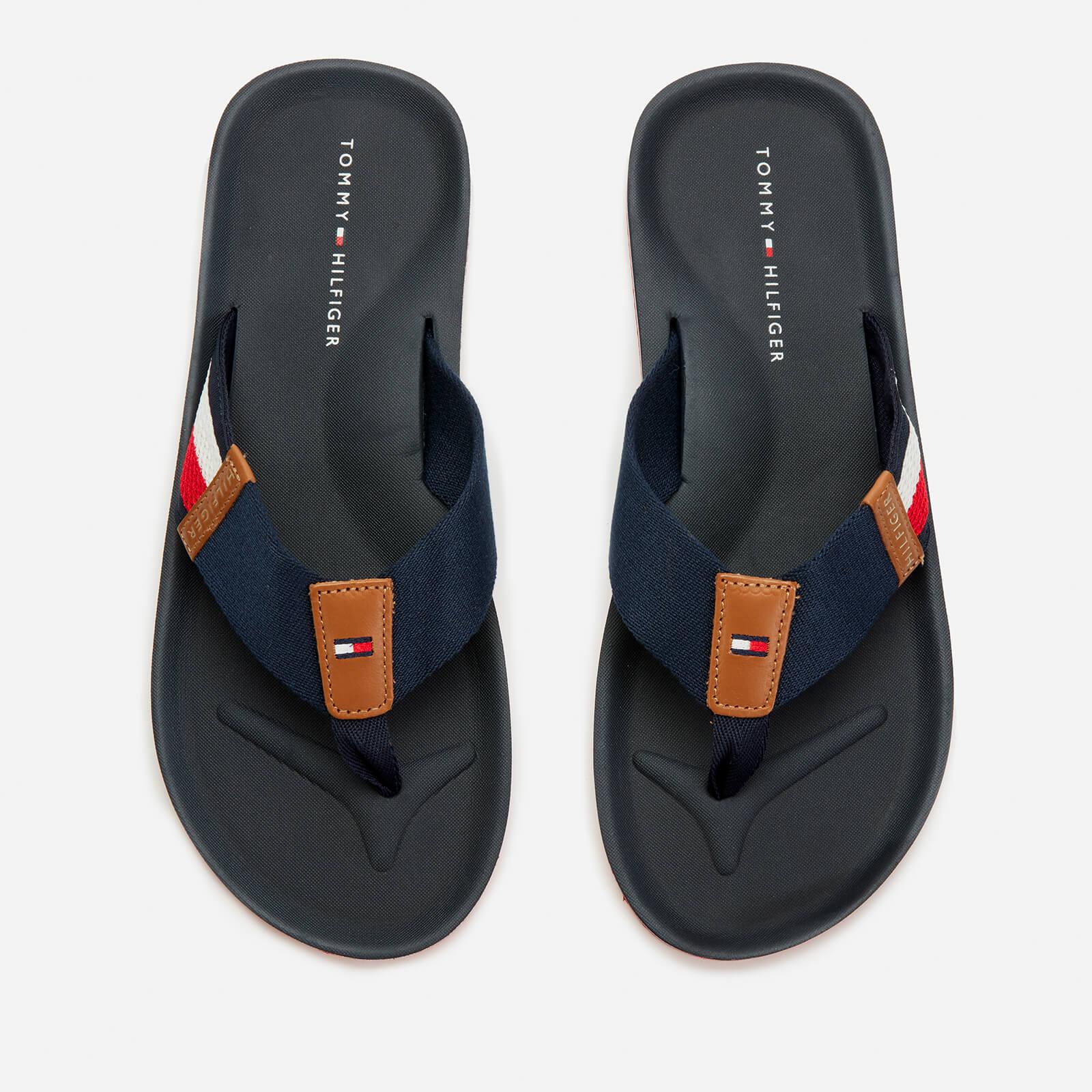 tommy hilfiger corporate stripe beach sandal