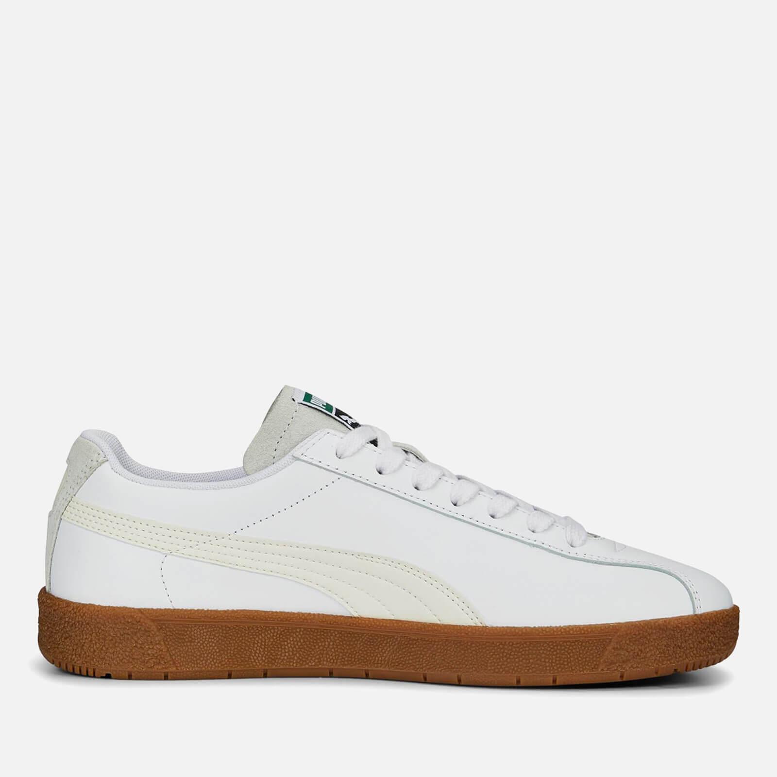 PUMA Delphin Leather Trainers in White for Men | Lyst