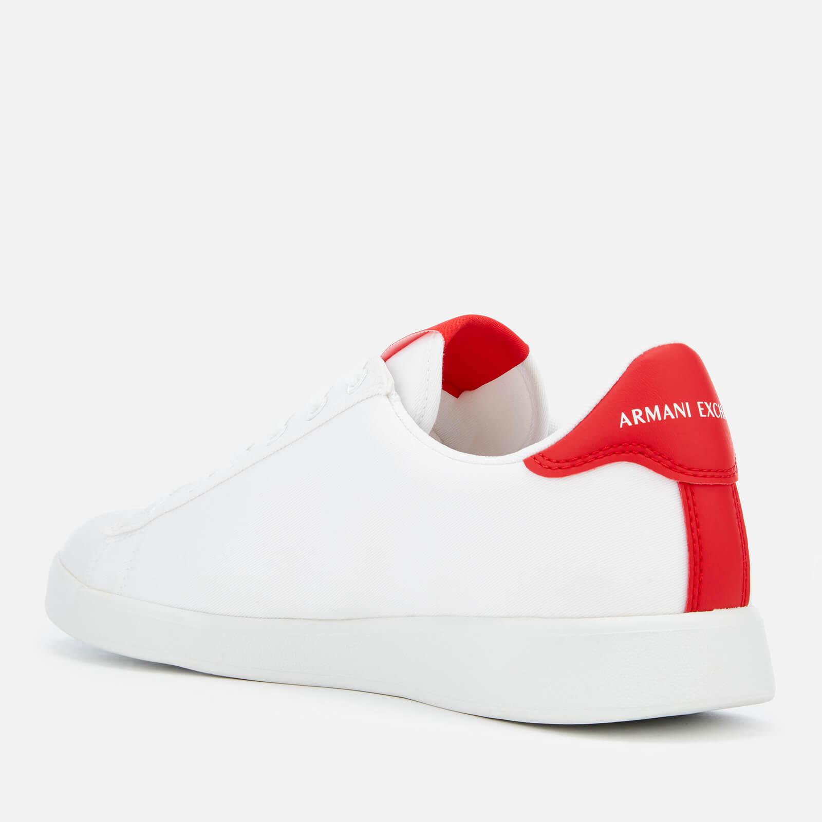 armani exchange canvas trainers