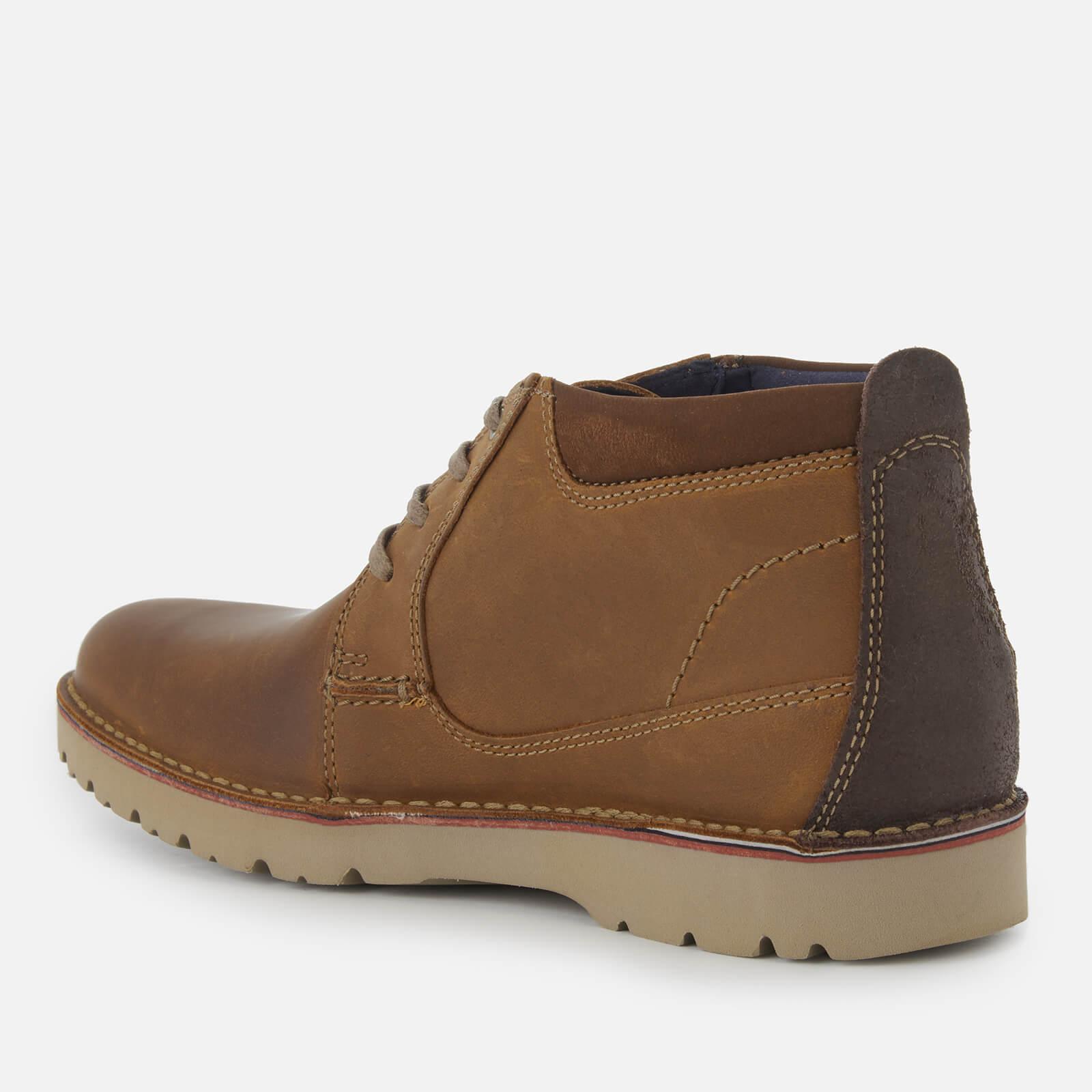 clarks vargo leather chukka boots