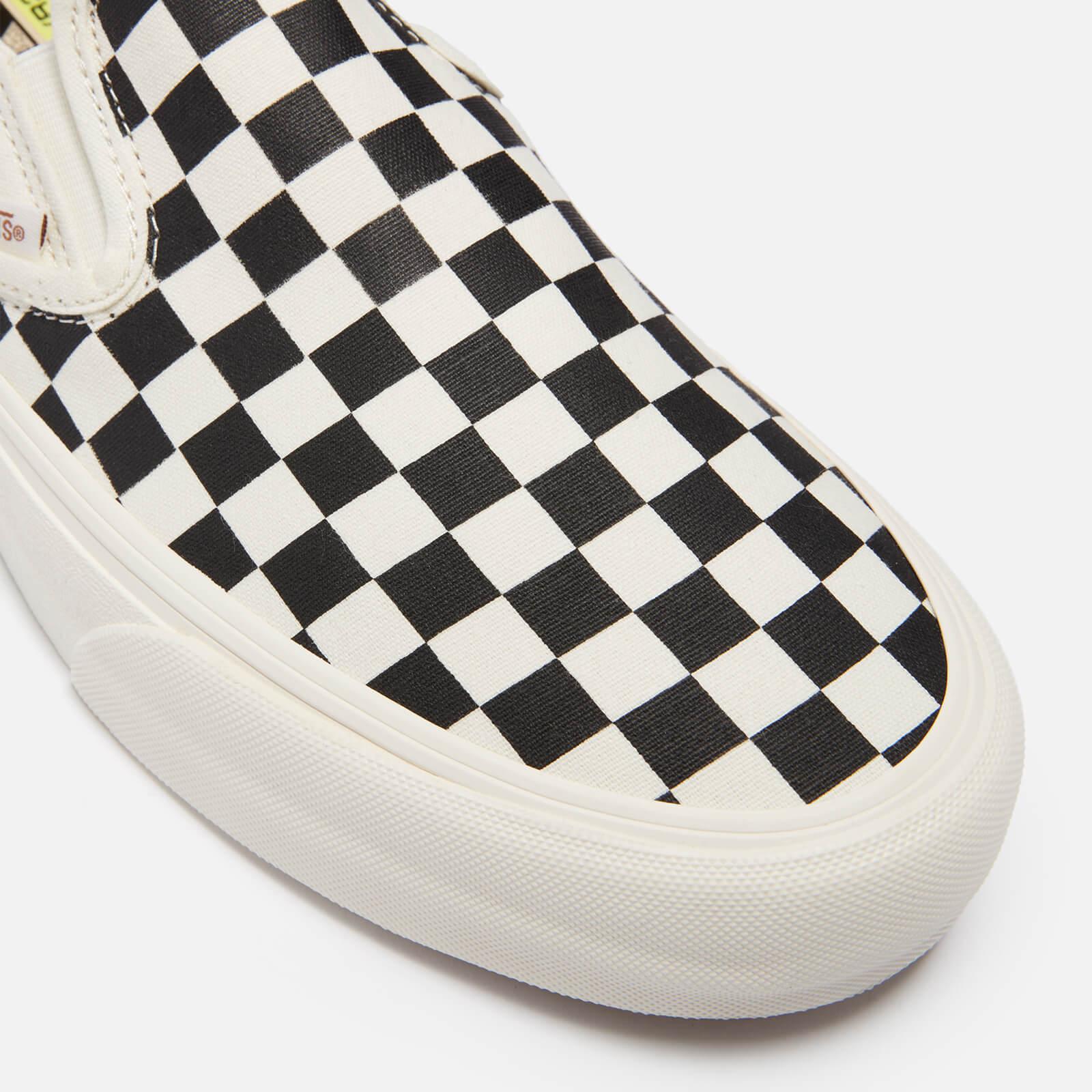 Vans Vr3 Checkerboard-print Classic Canvas Trainers in White | Lyst