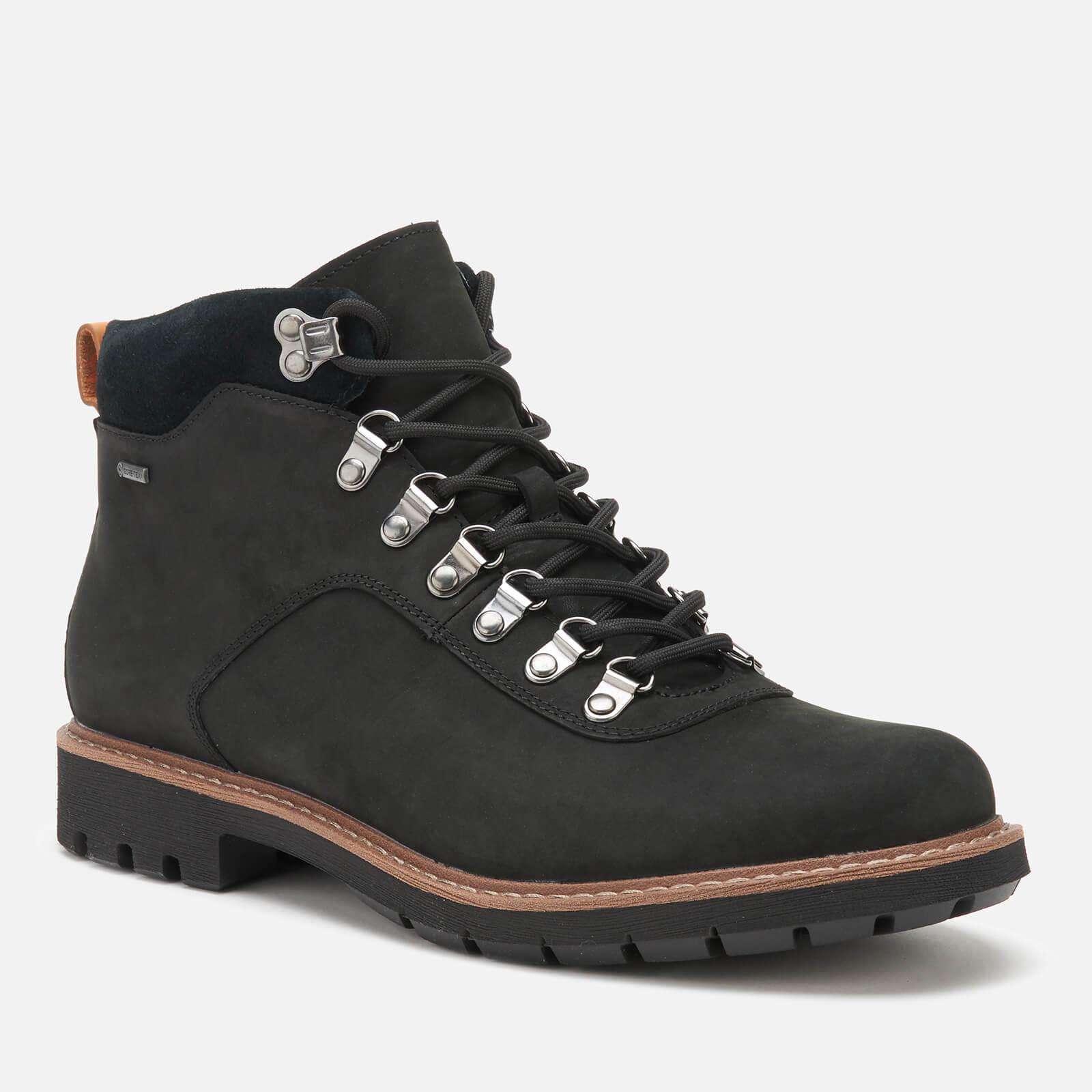 Clarks Lace Batcombe Alp Gore-tex Nubuck Hiking Style Boots in Black for  Men | Lyst Canada