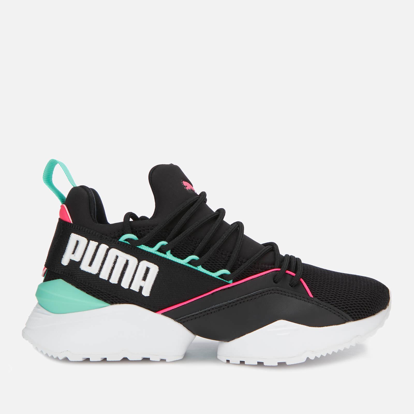 PUMA Rubber Muse Maia Street 1 Womens Trainers Black Pink - 4 Uk - Lyst