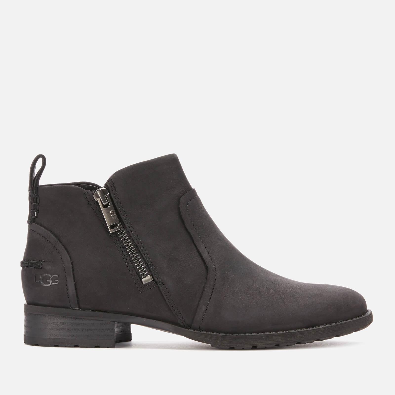 UGG Leather Aureo Ii Waterproof Ankle Boots in Black - Lyst