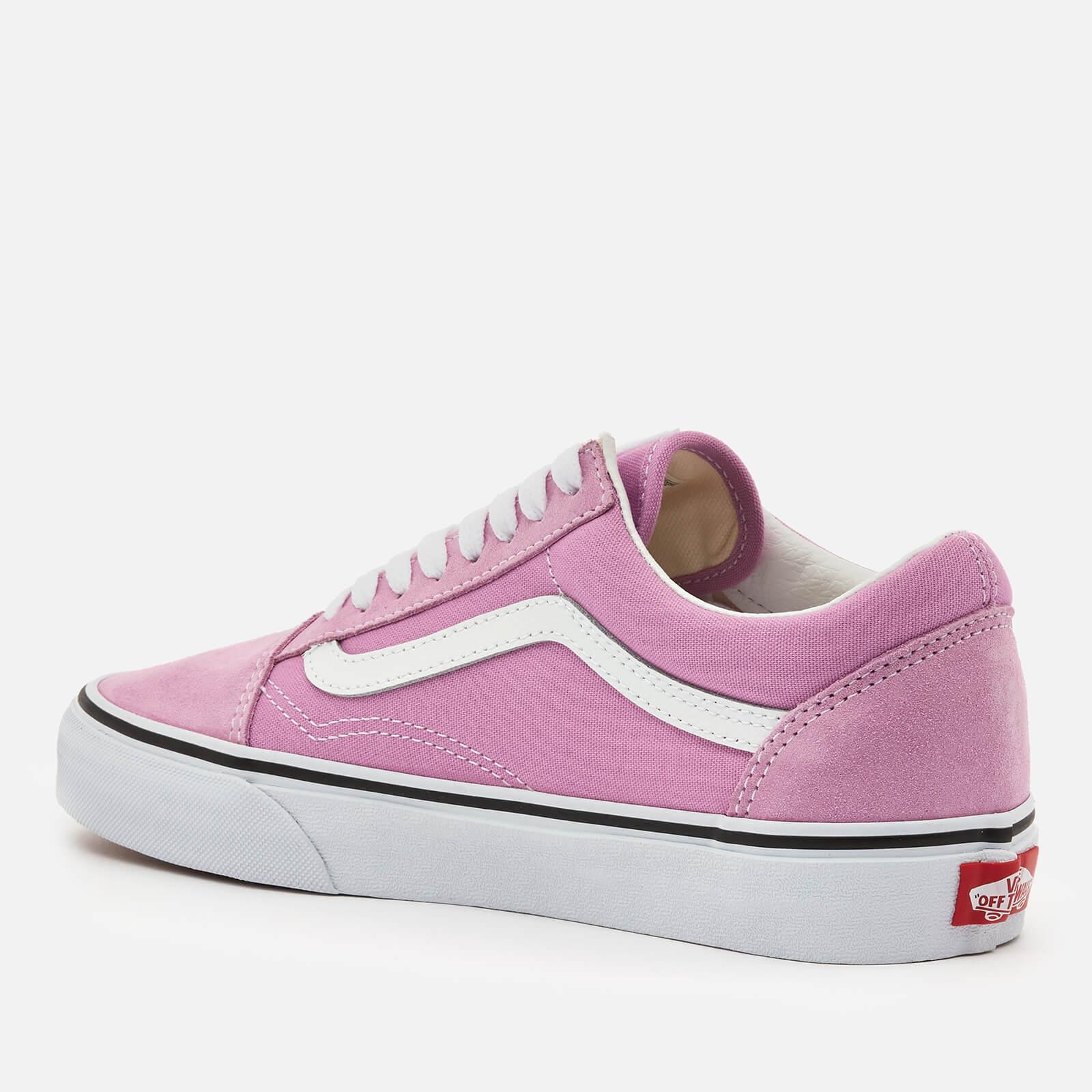 vans old skool purple trainers