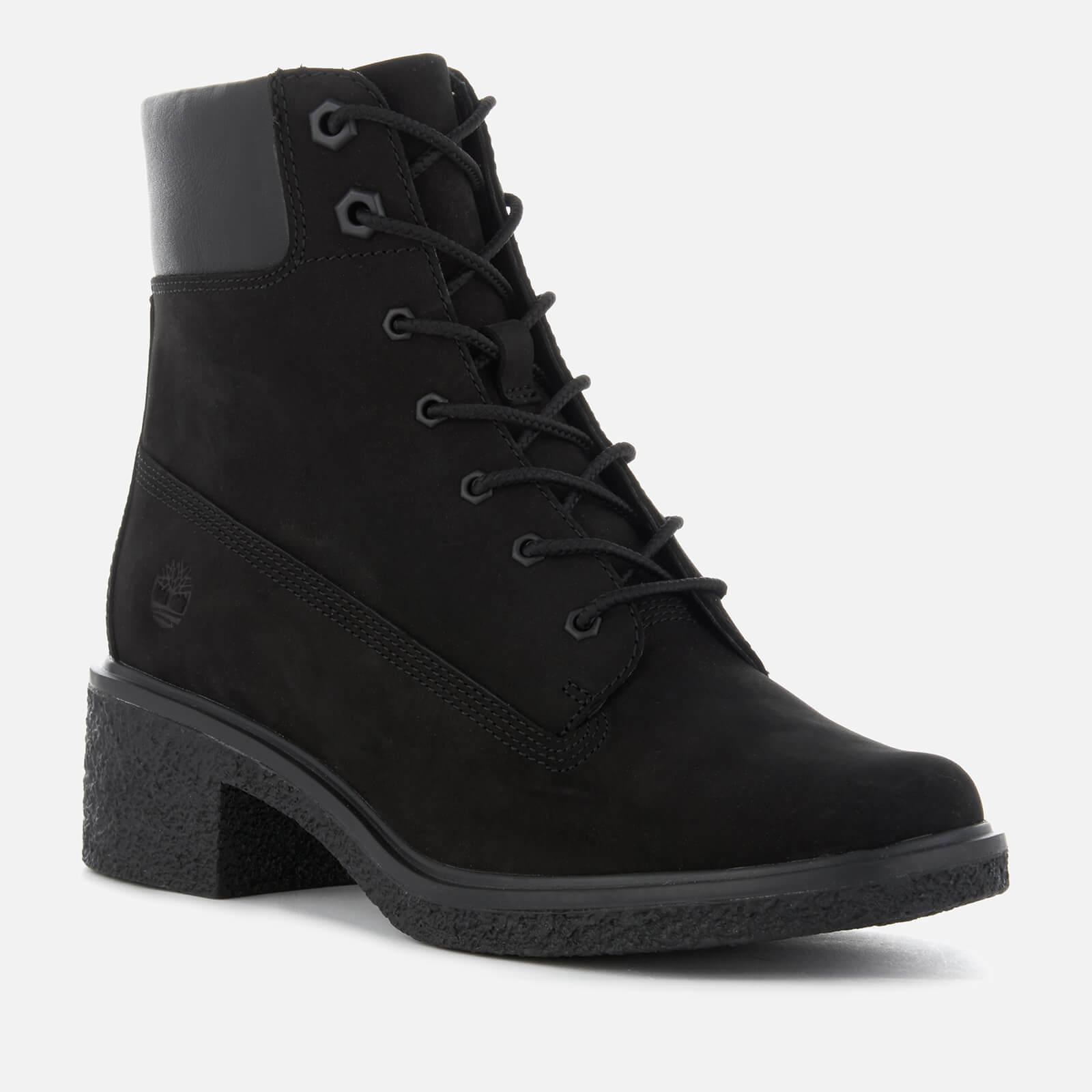 timberland lace up heel boots