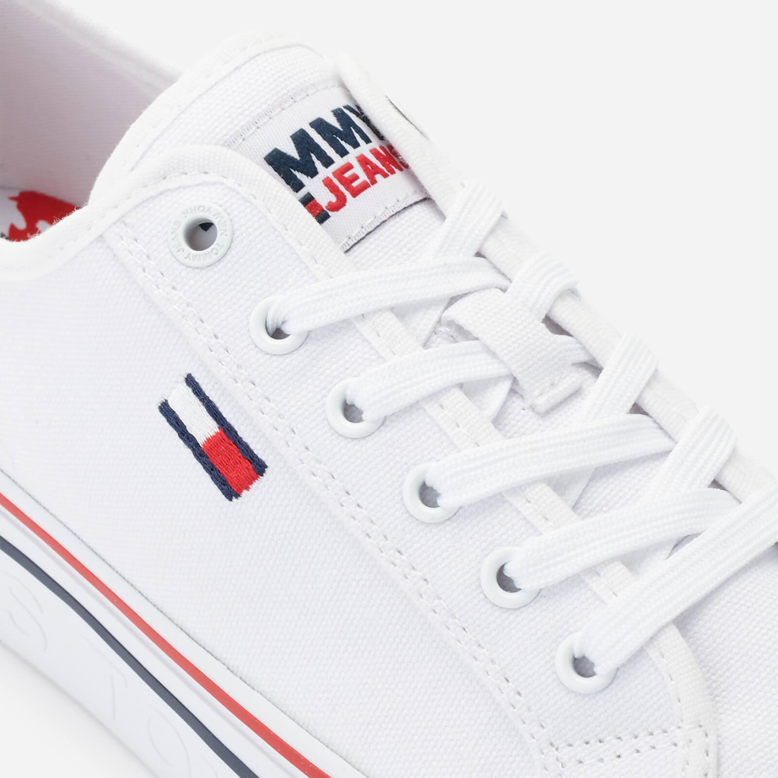 tommy hilfiger vulcanised flatform trainers