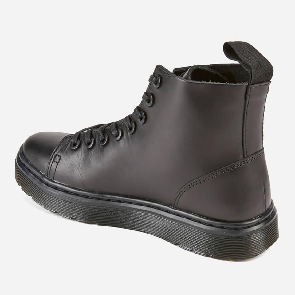 talib 8 eye leather boots