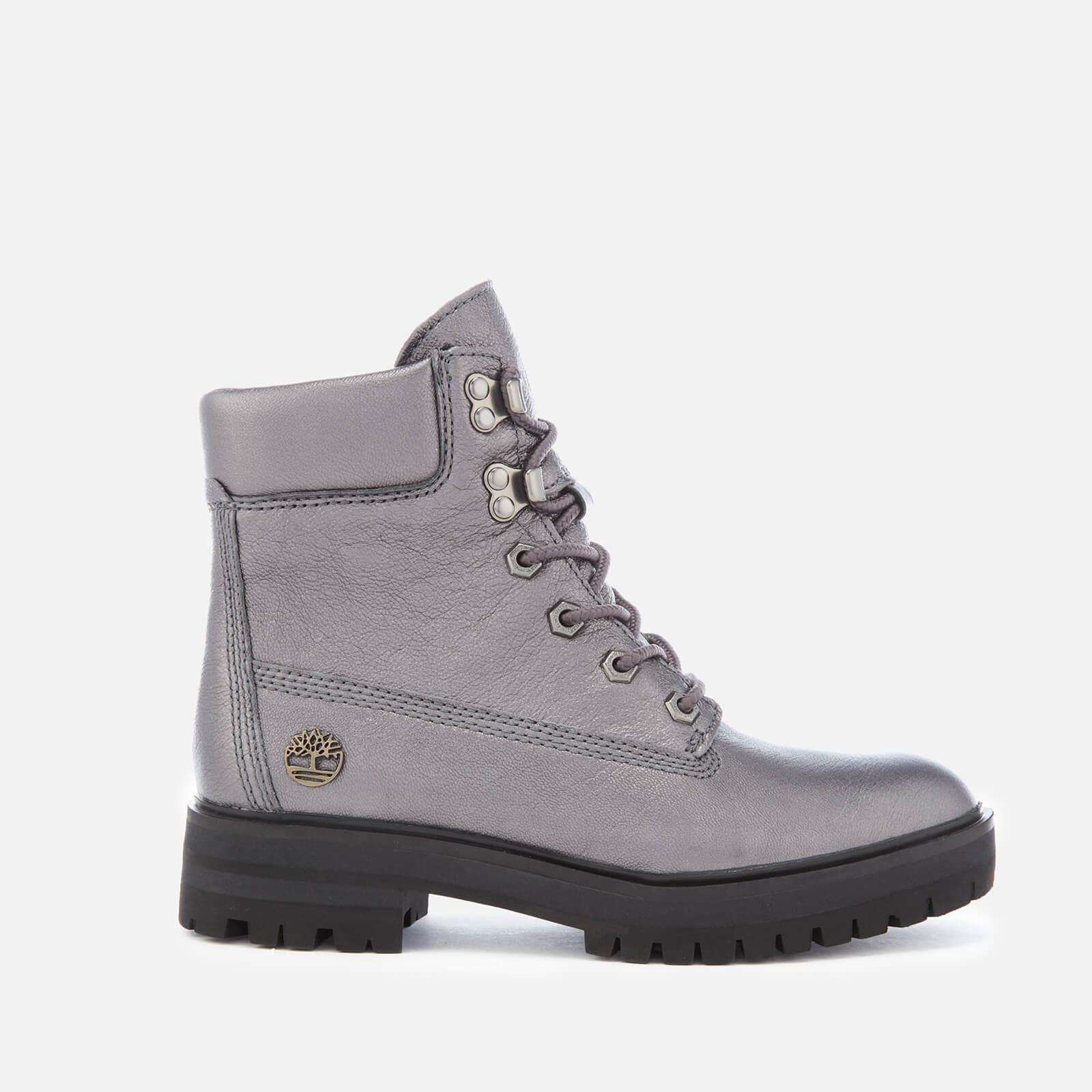 black and silver timberland boots
