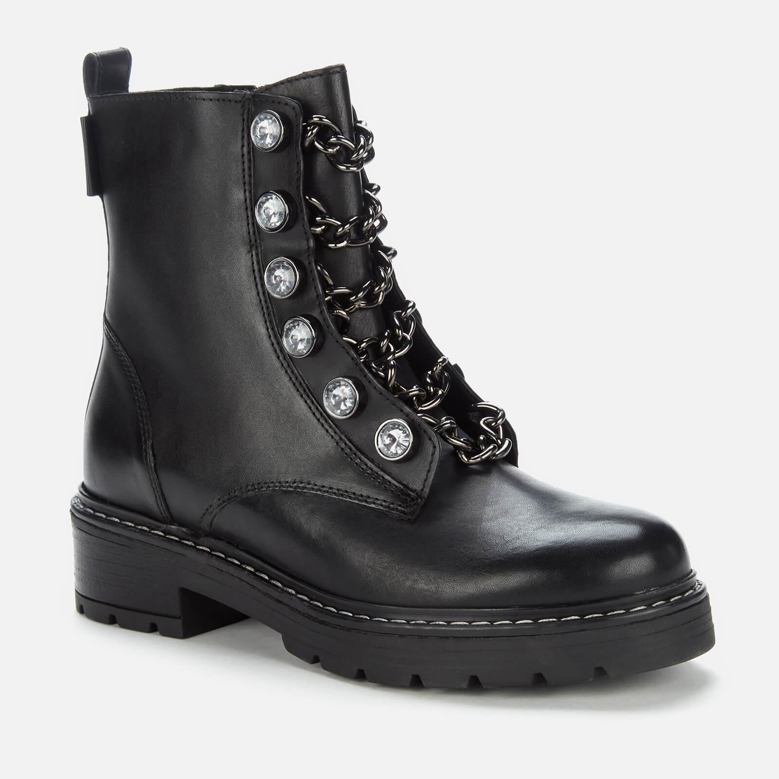 Kurt Geiger Bax 2 Leather Boots in Black - Lyst