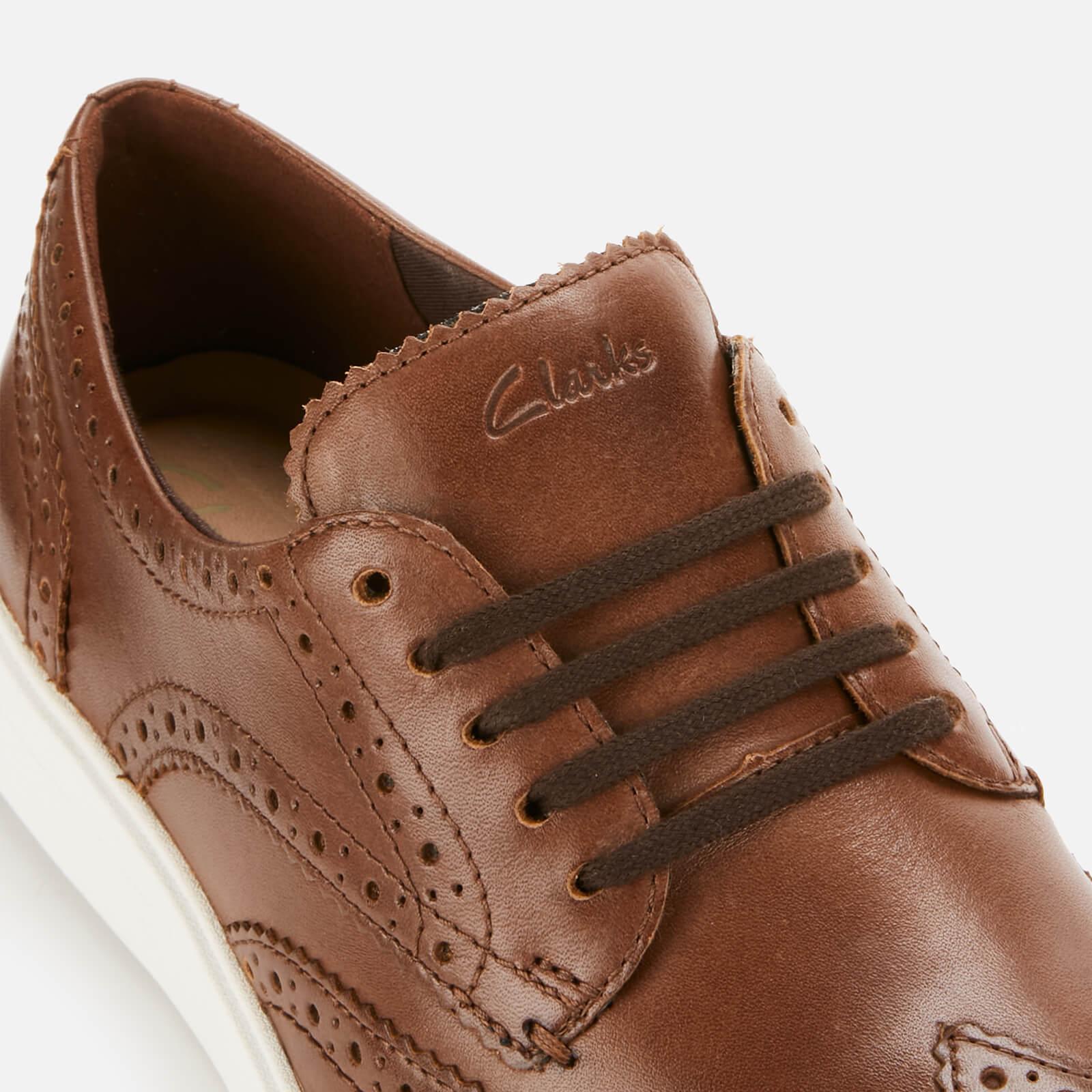 clarks brogue trainers