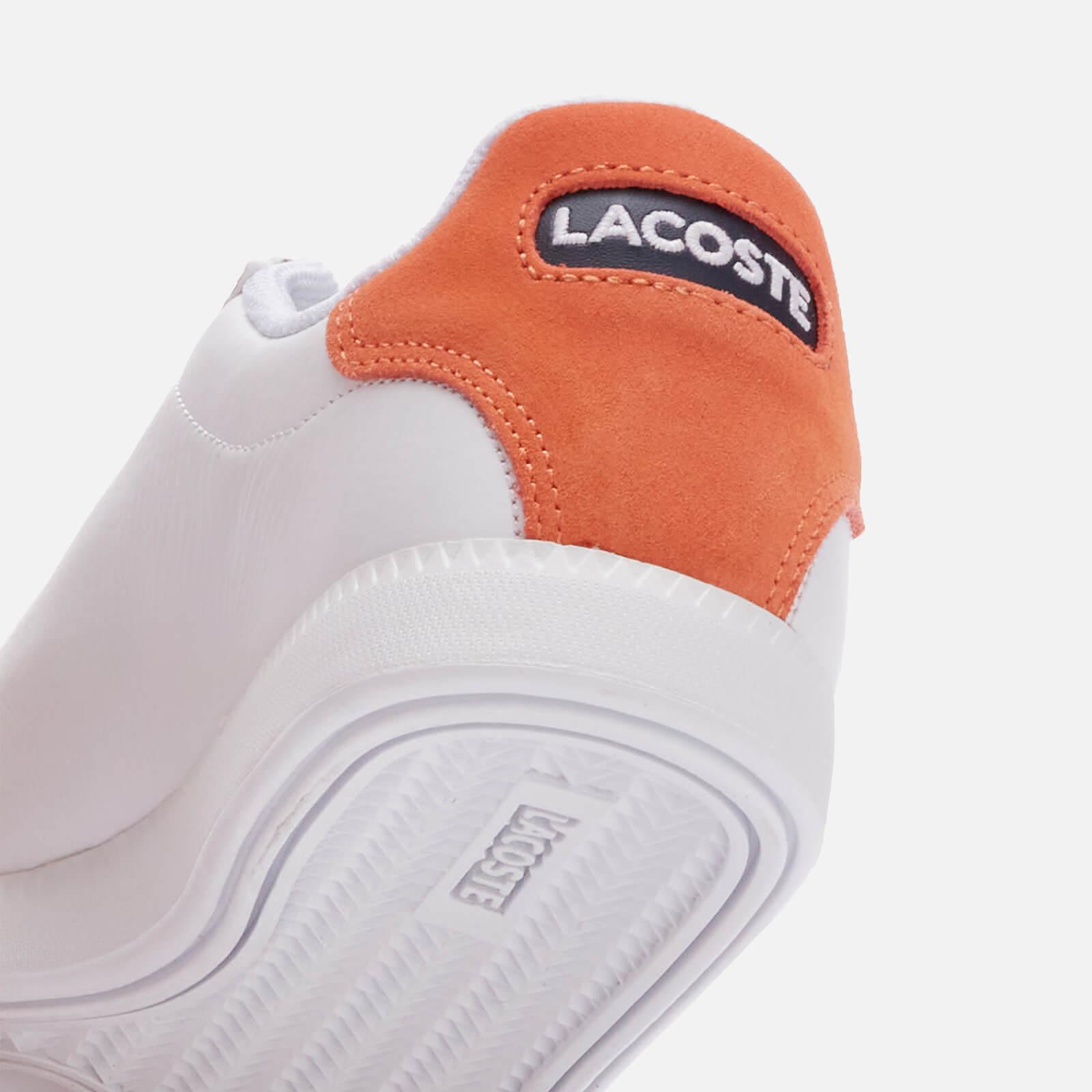 Lacoste Graduate 0320 2 Leather Trainers in White/Orange (White 