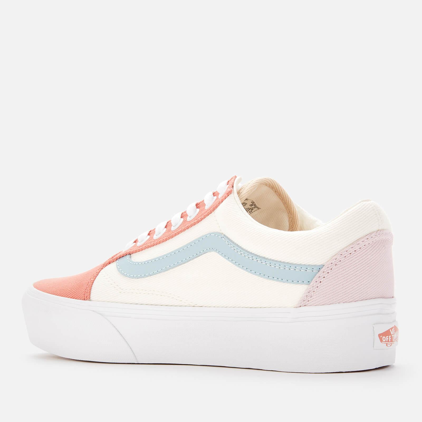 pink old skool platform vans