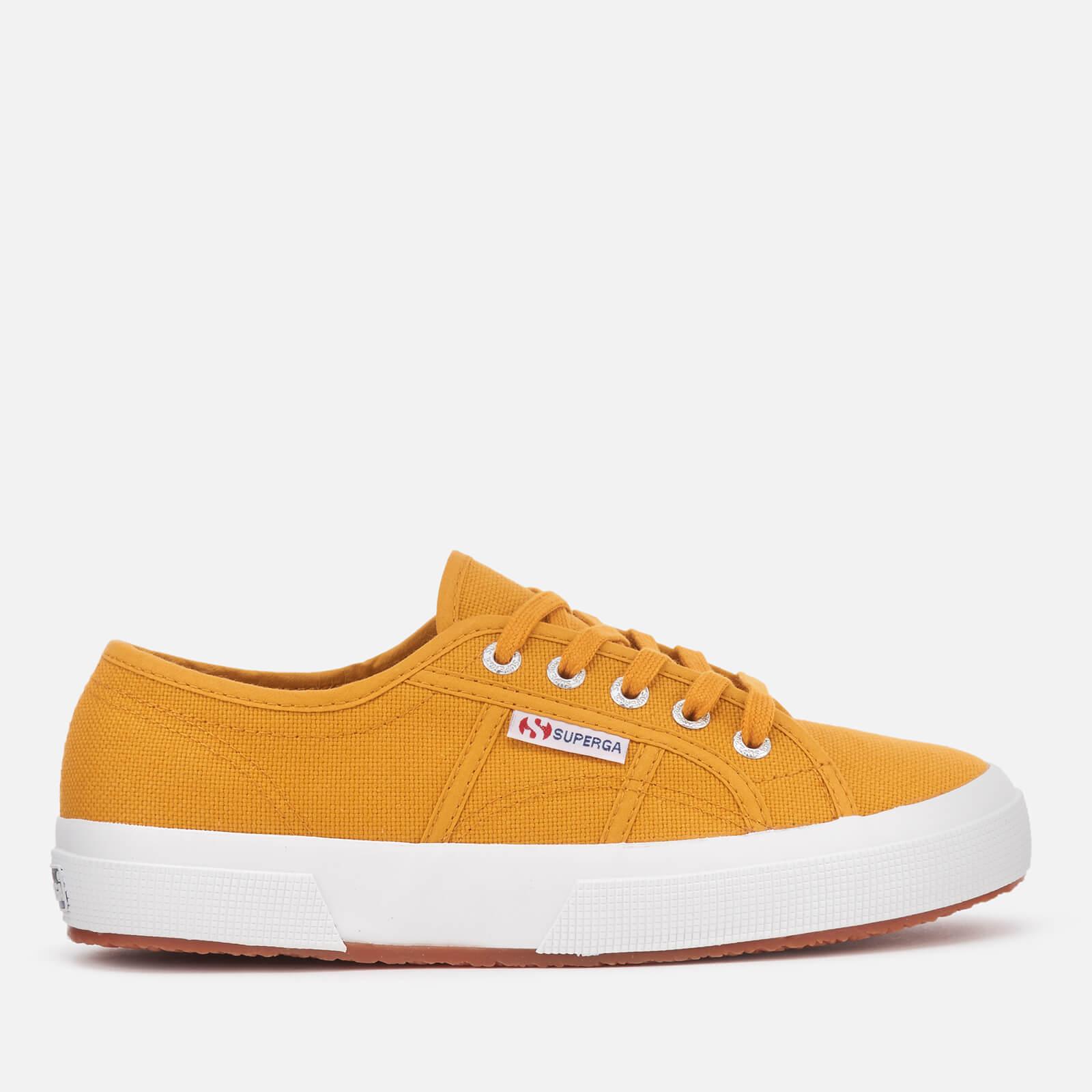 yellow superga sneakers