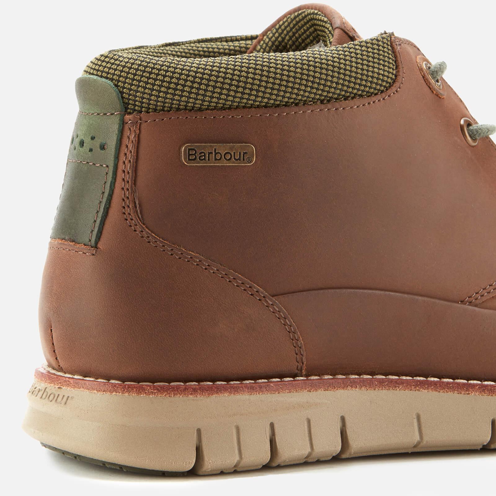 barbour nelson mudguard chukka boots brown