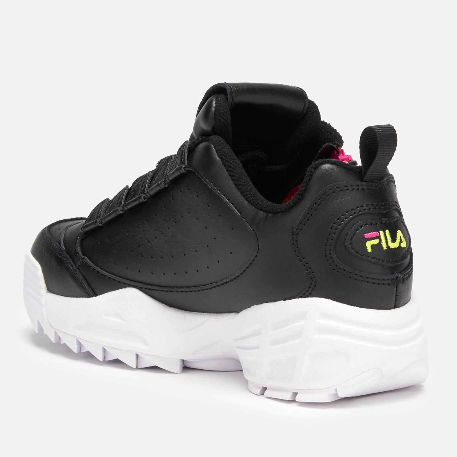 fila white disruptor 3 zip trainers