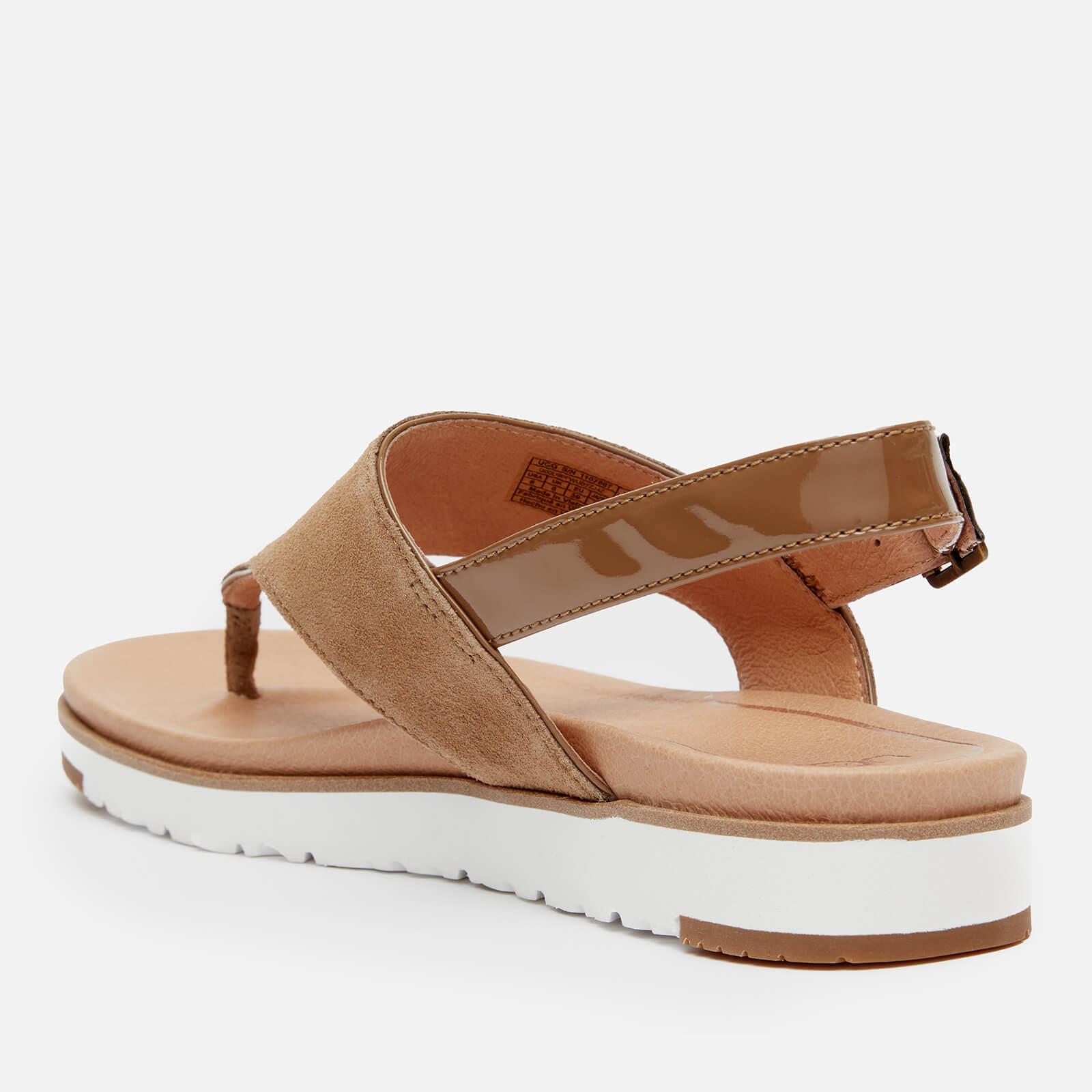 ugg toe post sandals