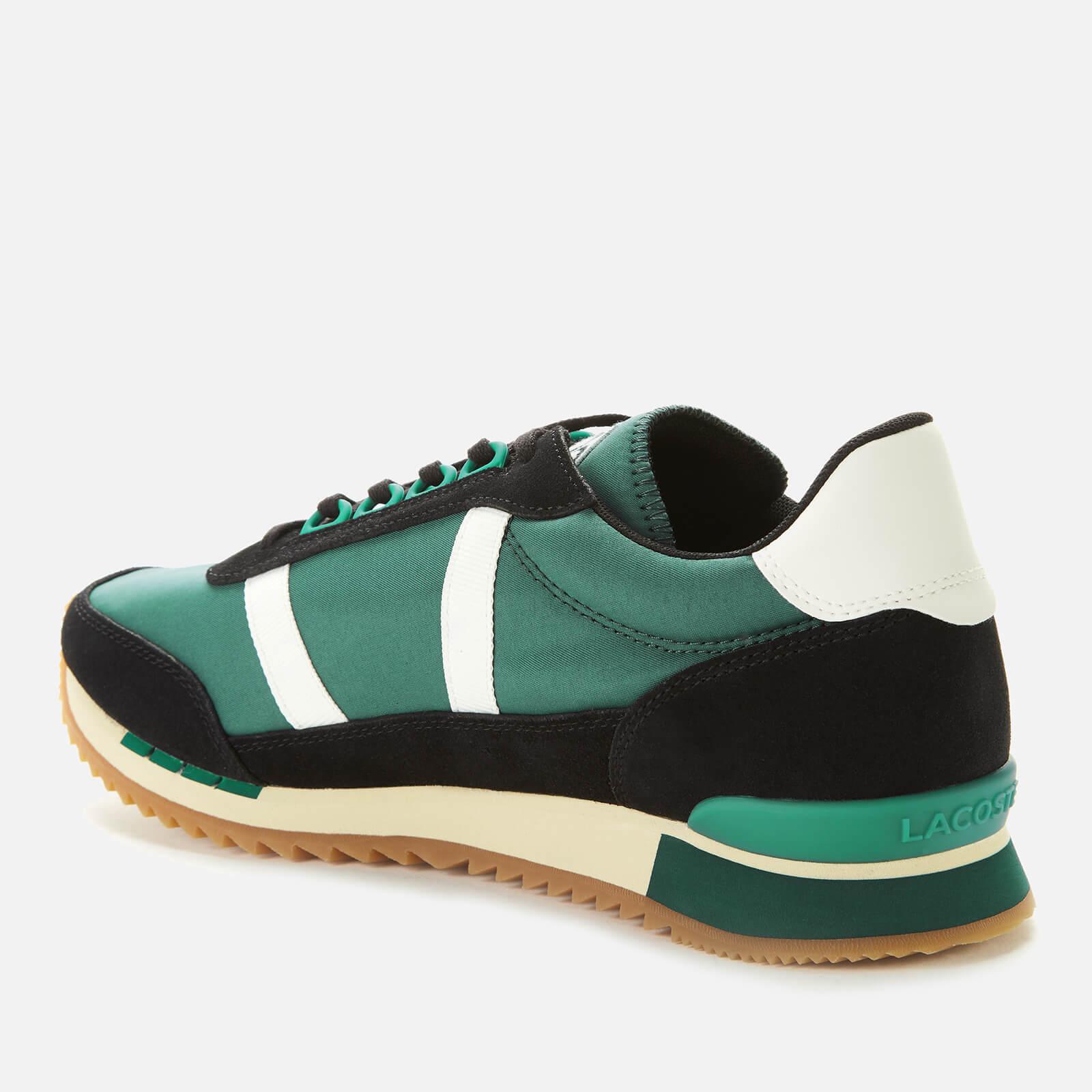 mens green lacoste trainers
