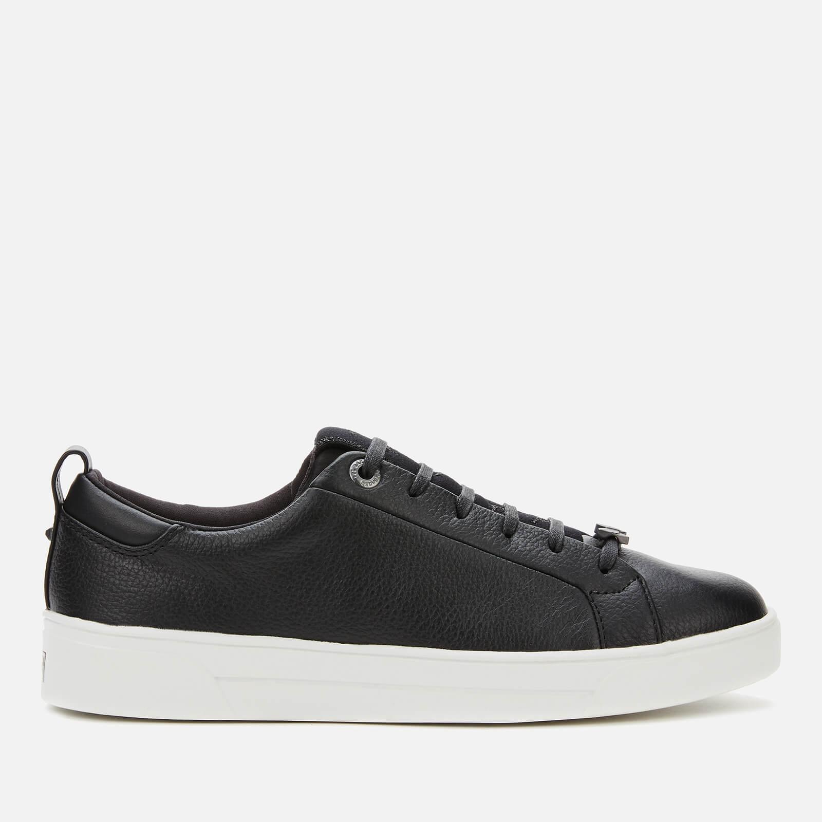 ted baker tedah branded leather trainers