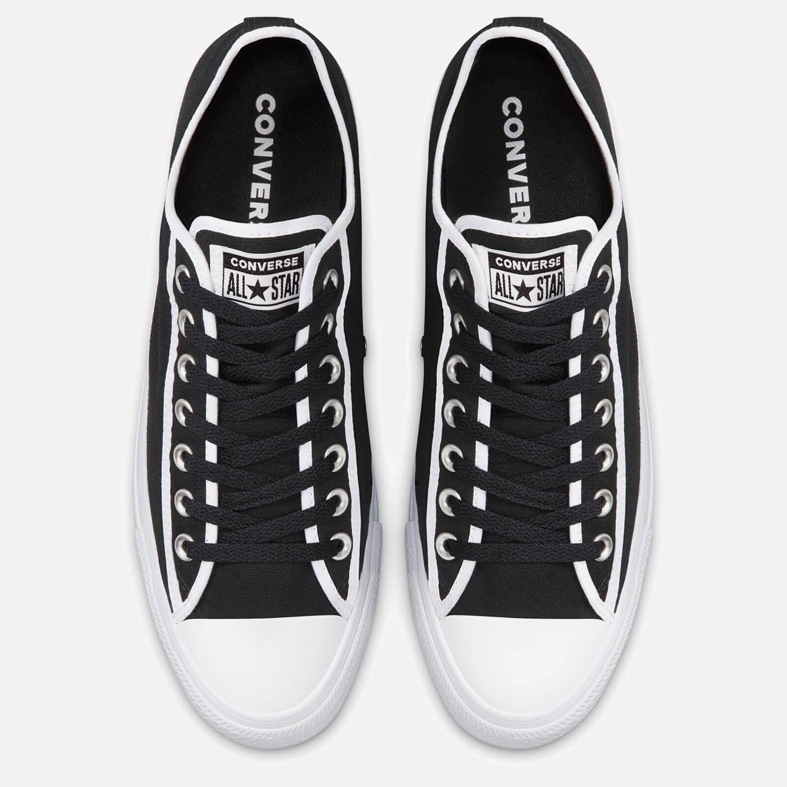 Converse Chuck Taylor All Star Between The Lines Ox Trainers in Black for  Men | Lyst