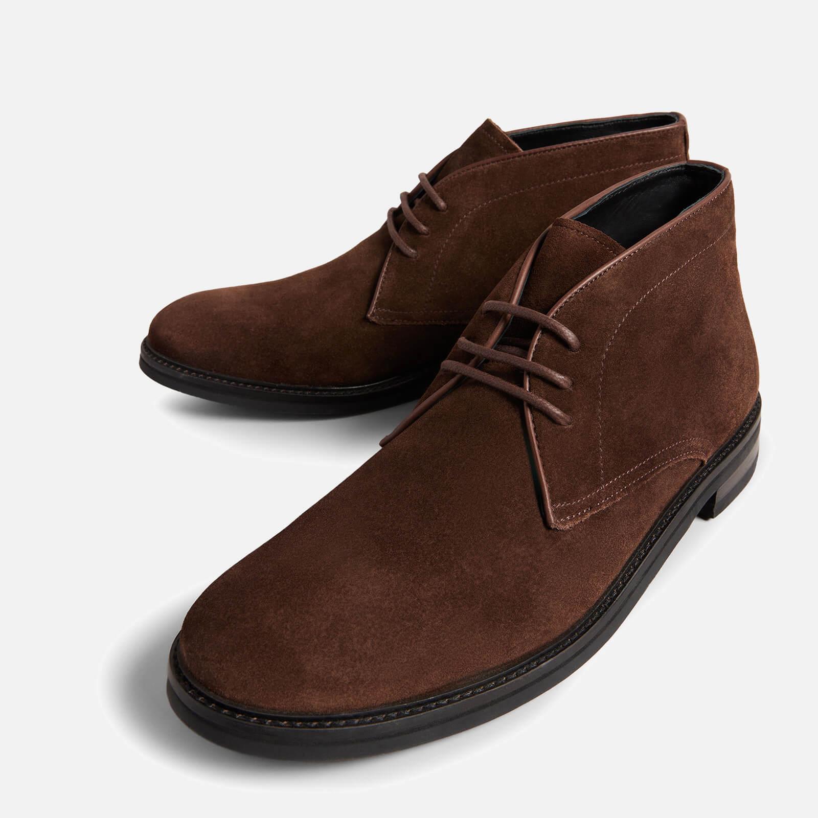 Baker mens suede outlet boots