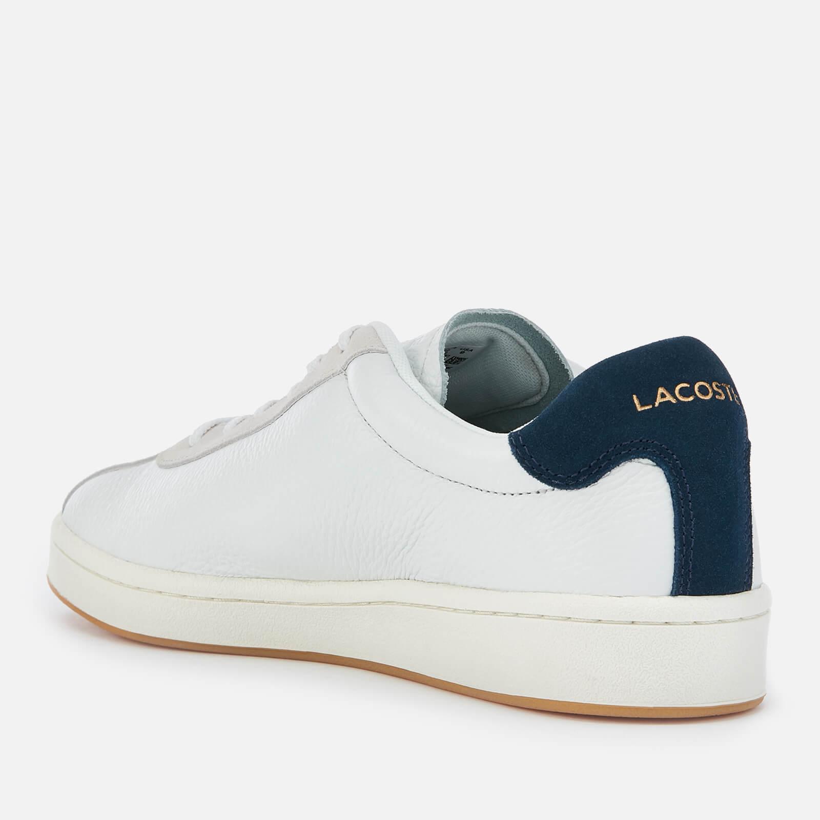 Lacoste Masters 119 3 Leather/suede Trainers in White for Men | Lyst