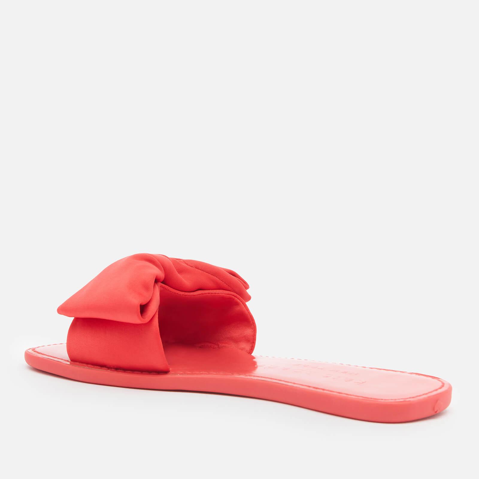 bikini bow slide sandals