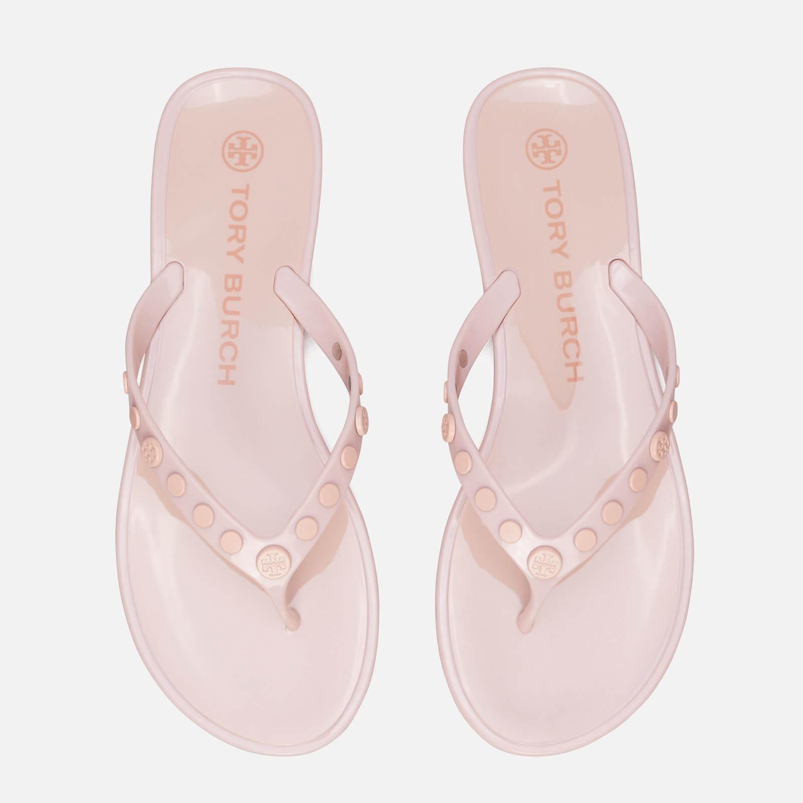 Tory Burch Studded Jelly Flip Flops in Pink | Lyst