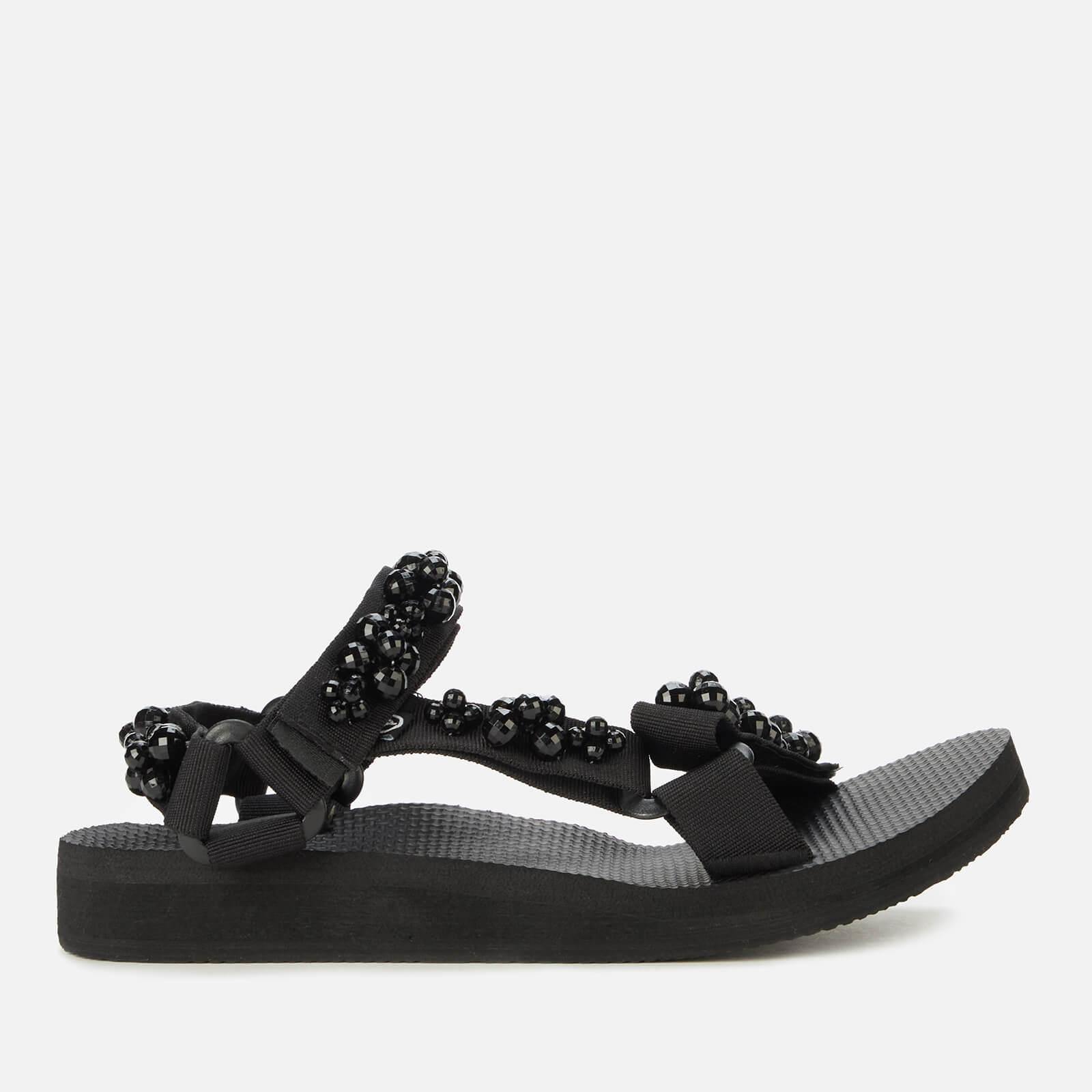 ARIZONA LOVE Trekky Pearl Sandals in Black | Lyst