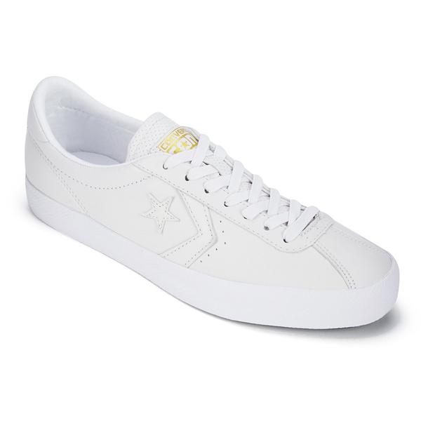Converse Cons Breakpoint Premium Leather Trainers in White for Men | Lyst