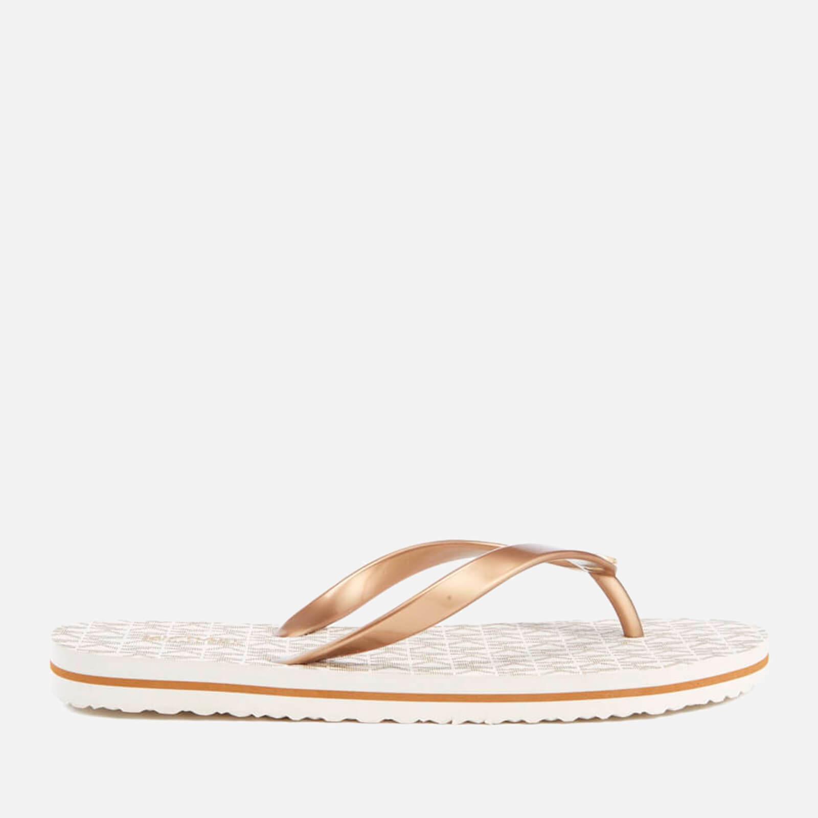 belk michael kors flip flops