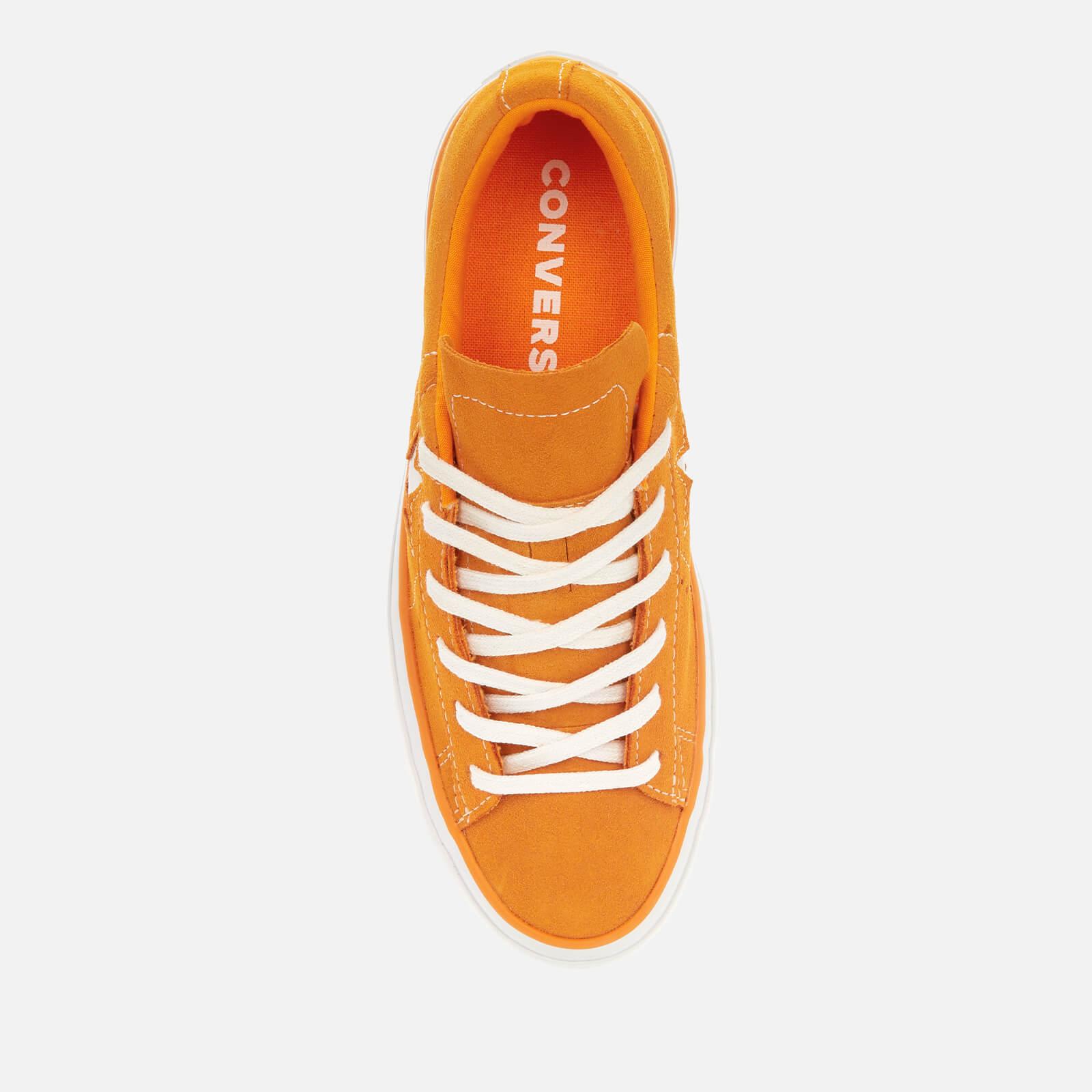 converse one star platform orange