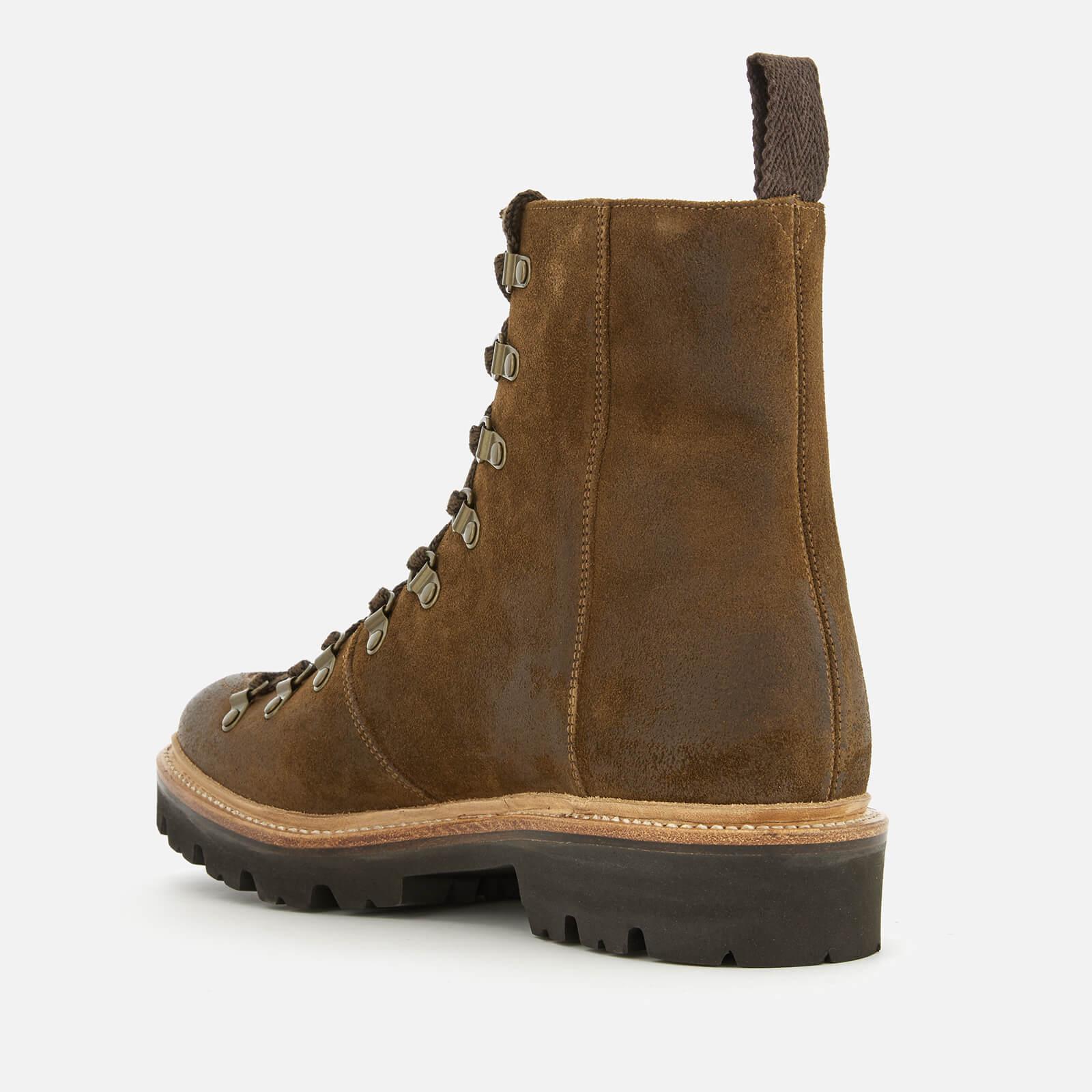 Grenson Brady Suede Hiking Style Boots in Brown for Men | Lyst